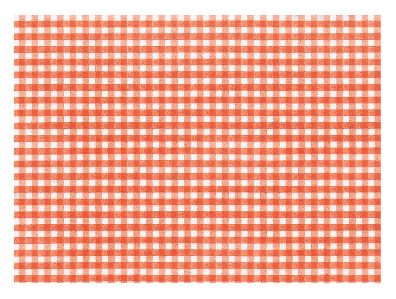 AVA Platzset, Tischsets aus Papier 43x30cm kariert 50 Stück Rot / Weiß
