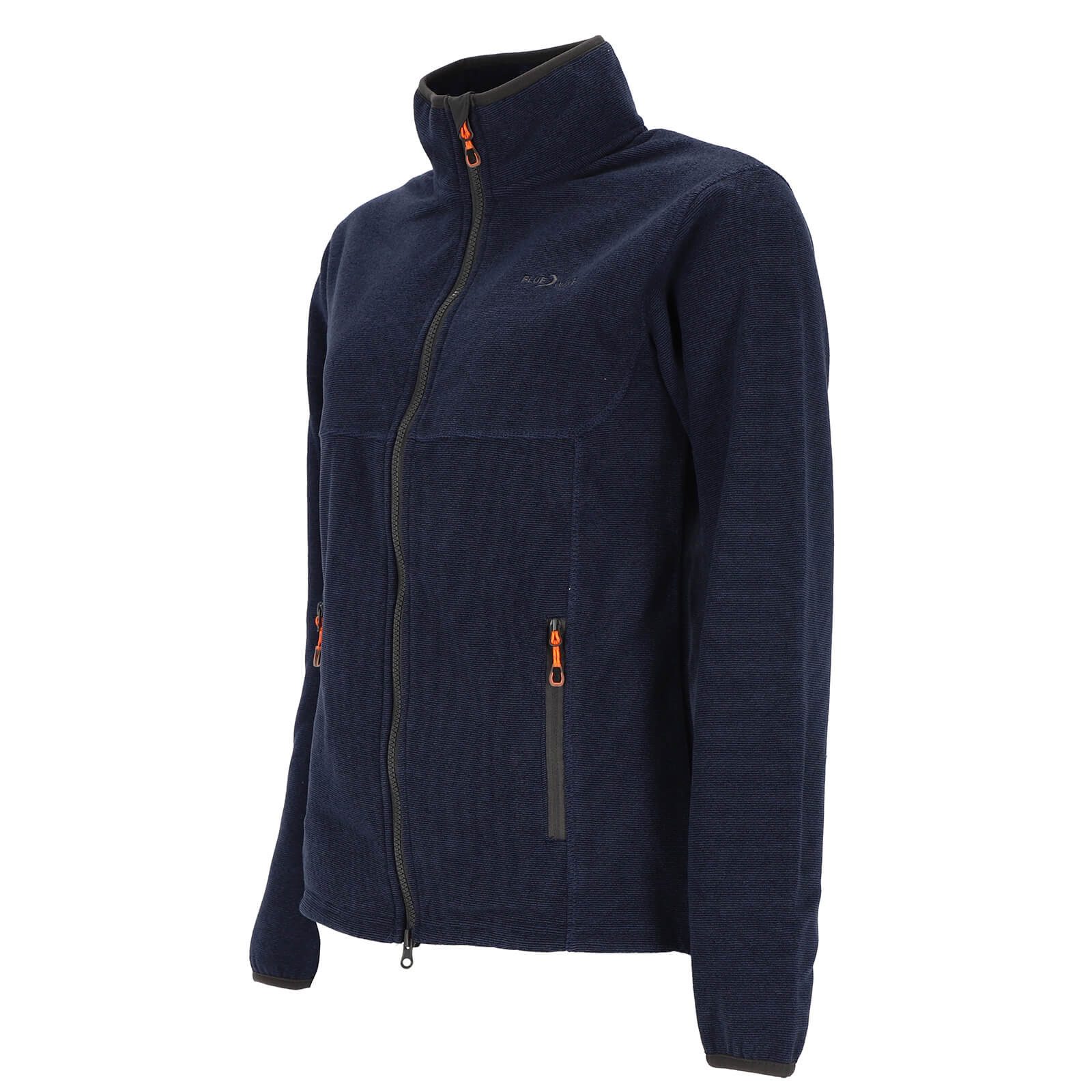 Blue Wave Fleecejacke Marcy Damen Jacke Marcy in moderner Streifenoptik mit Stehkragen – Bild 3 von 5