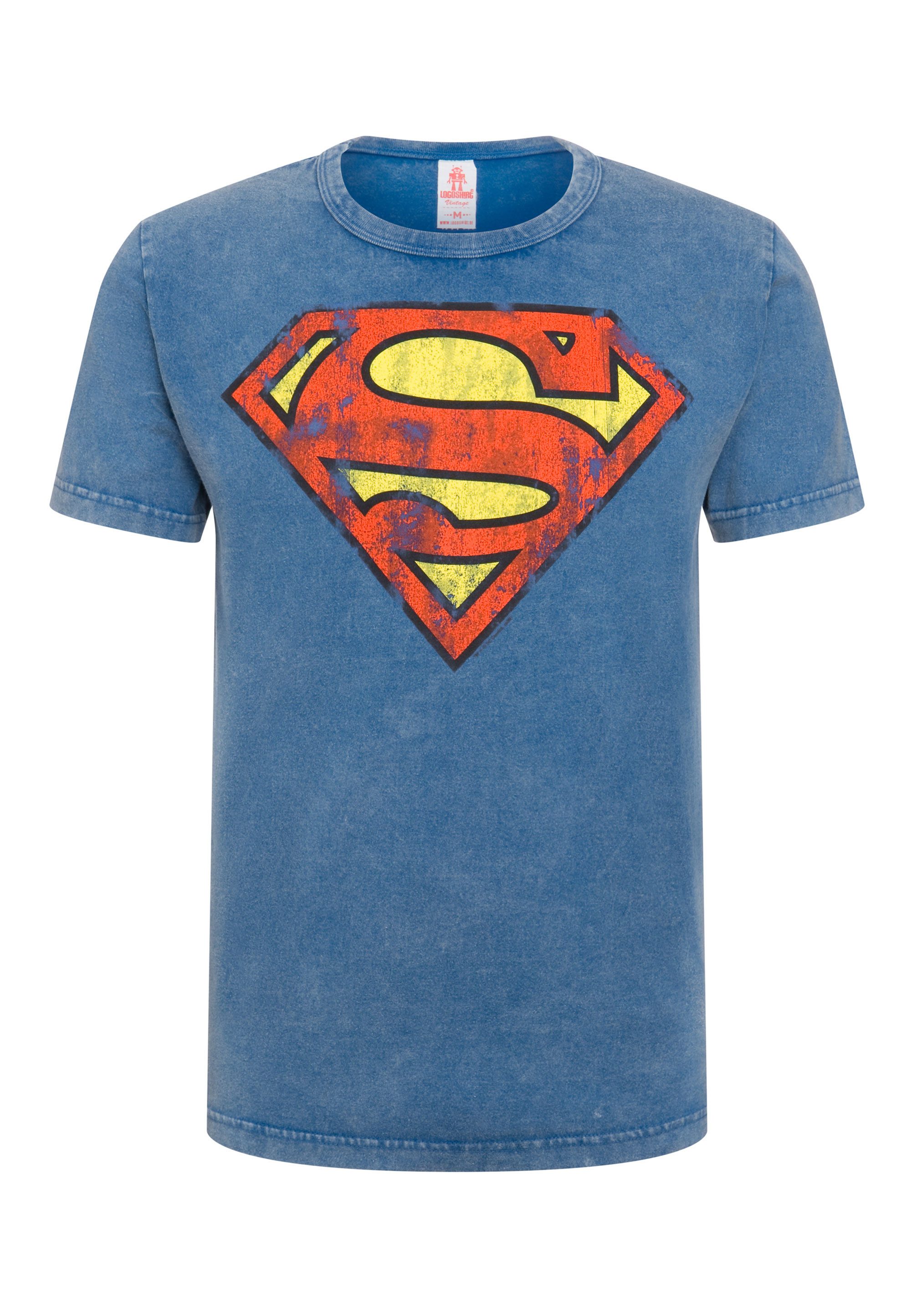 LOGOSHIRT T-Shirt DC Comics – Superman mit lizenziertem Print
