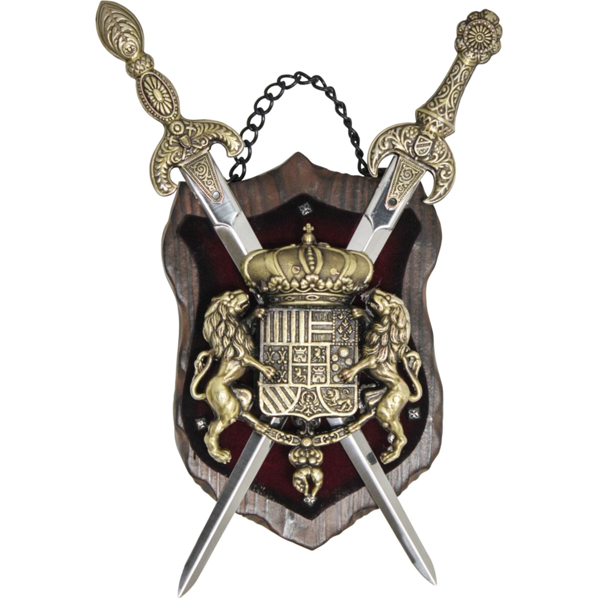 Haller Ritter-Kostüm Haller Wandschild, Größe 30 x 15 cm