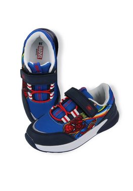 Kids2Go Spiderman - Mesh-Sneaker mit LED-Licht in der Außensohle! Sneaker (1-tlg) Licht in Außensohle. Elastikbänder. leichtes Handling. Spiderman Motiv