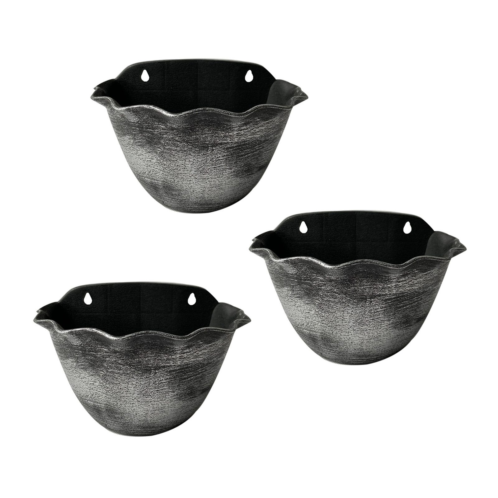 HTI-Living Pflanzschale Pflanzschale Nessa Muschel Wandmontage (Stück, 3 St günstig online kaufen