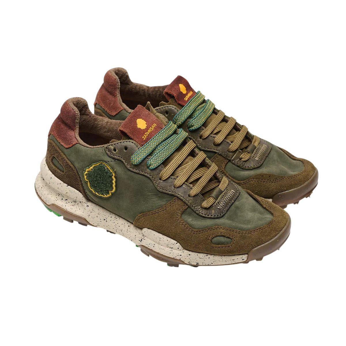 Satorisan Chacrona Premium dunkelgrün Herren Sneaker