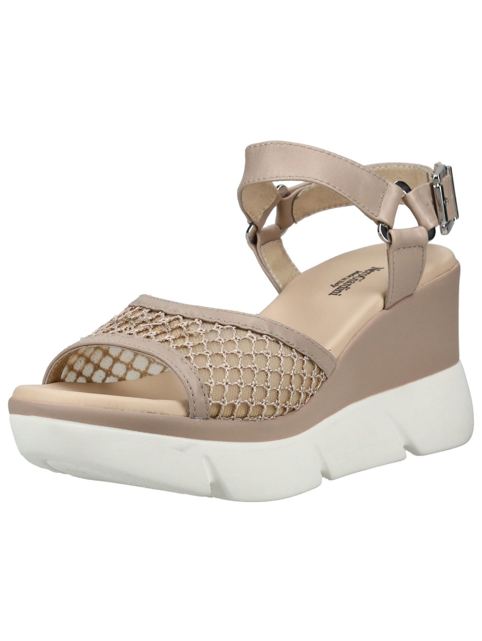 Nero Giardini Nero Giardini Sandalen Leder/Textil Keilsandalette