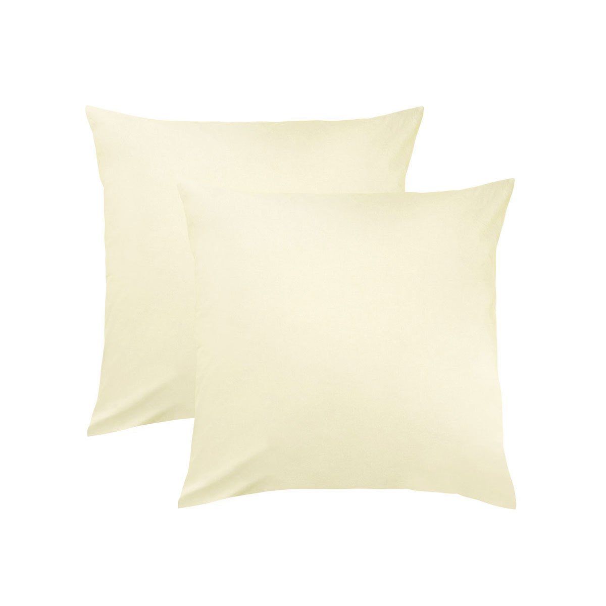 TRAUMSCHLAF Kissenbezüge Edel-Linon 2-er Pack mit Reißverschluss, (2 Stück) günstig online kaufen