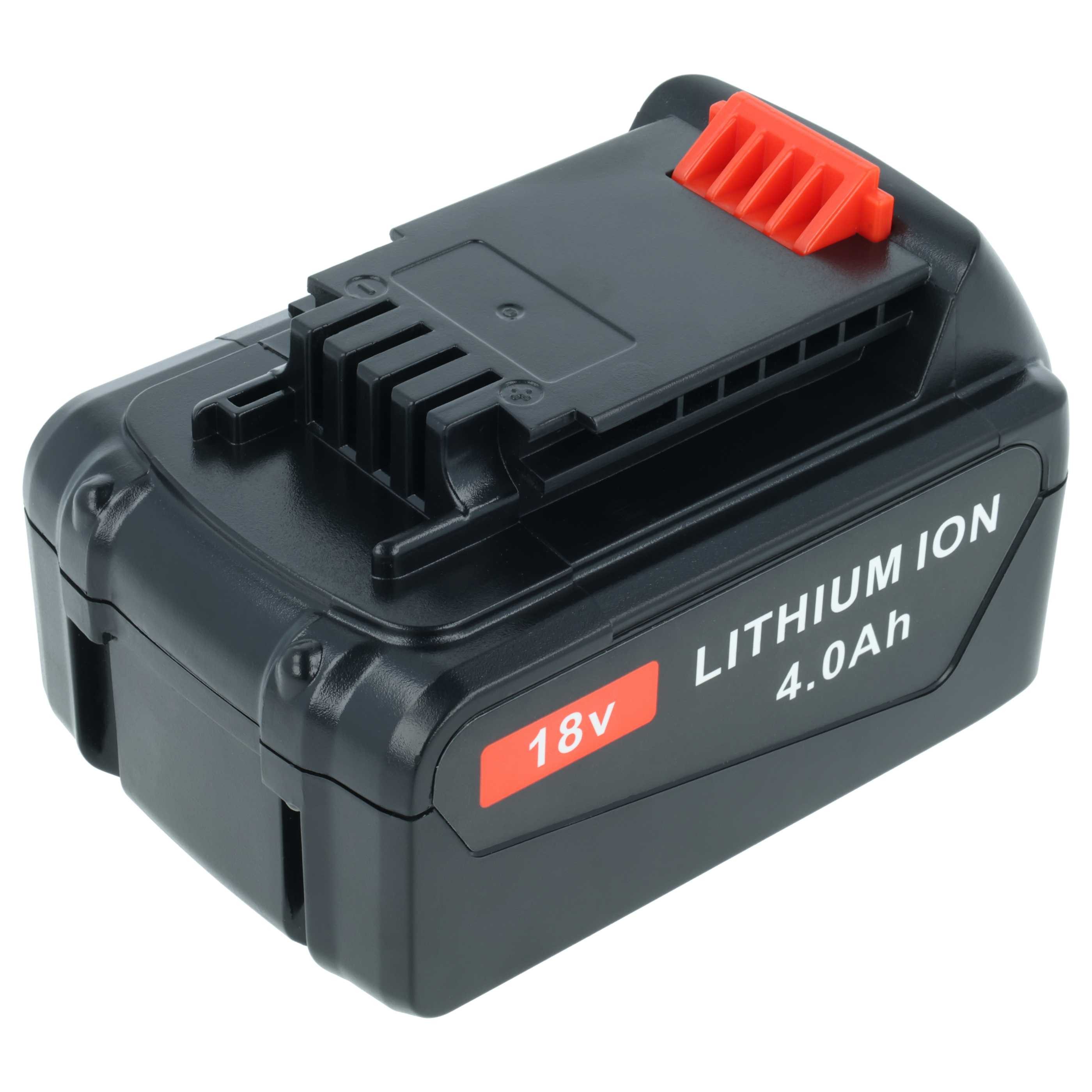 vhbw Akku passend für Black & Decker BDCSP18N, BL186K, BL188K, BDCH188N, Akku Akku Li-Ion 4000 mAh (18 V, 1 St), Leistungsfähiger Austausch-Akku für Werkzeug Powertools wie
