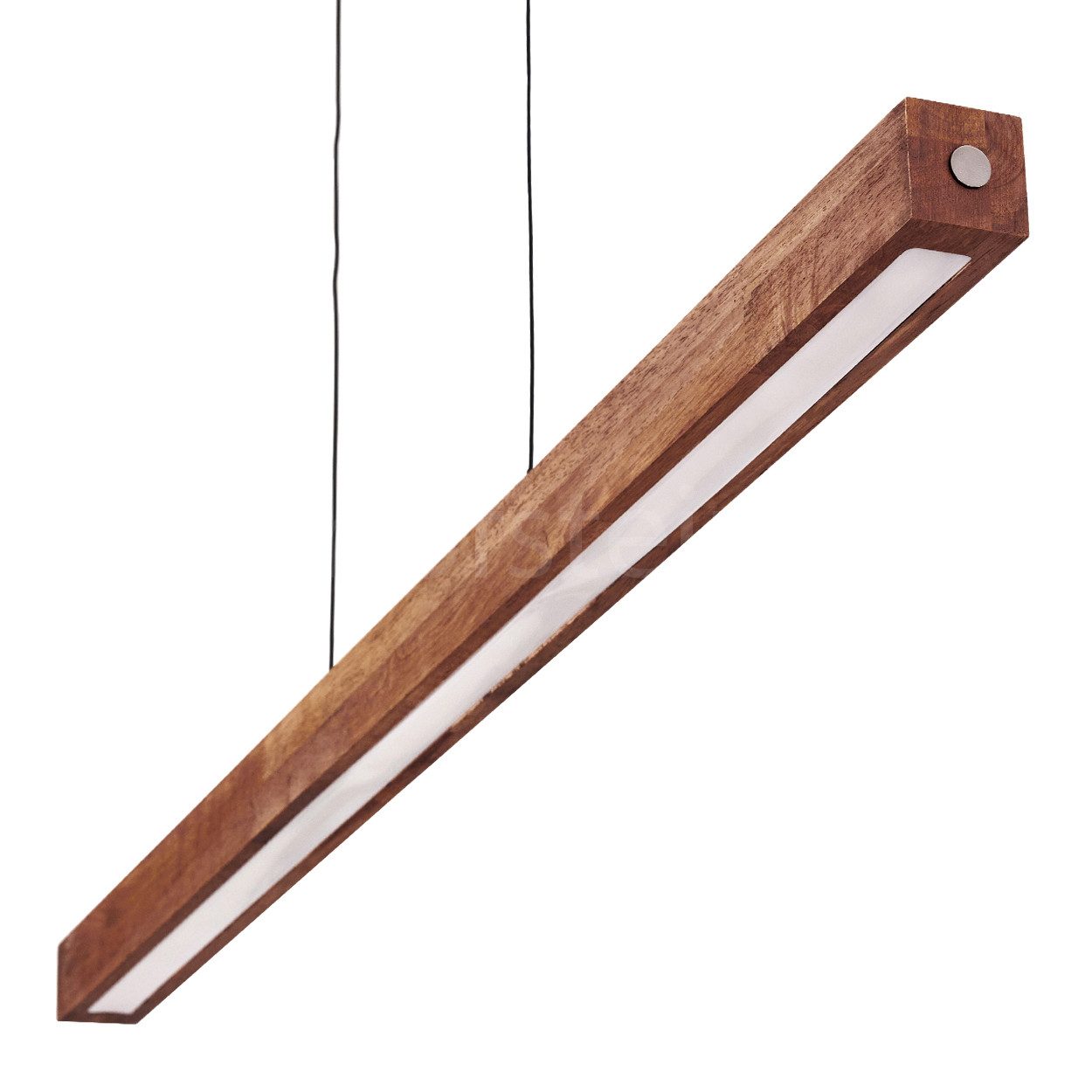hofstein Pendelleuchte dimmbare Hängelampe aus Metall/Holz/Kunststoff günstig online kaufen