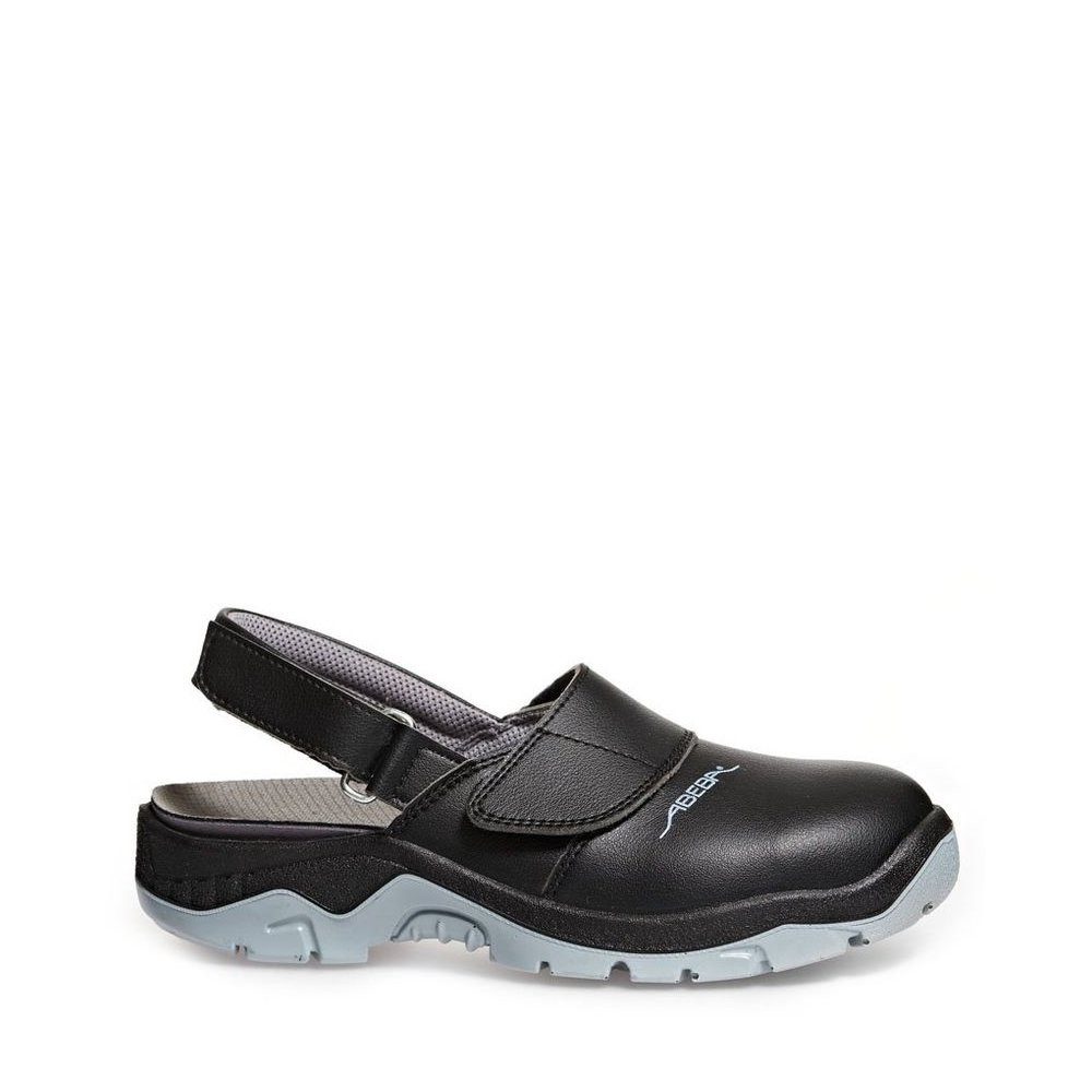 Abeba Anatom Sicherheits-Clog – Mikrofaser SB A E FO Src Rutschhemmung Sicherheitsschuh