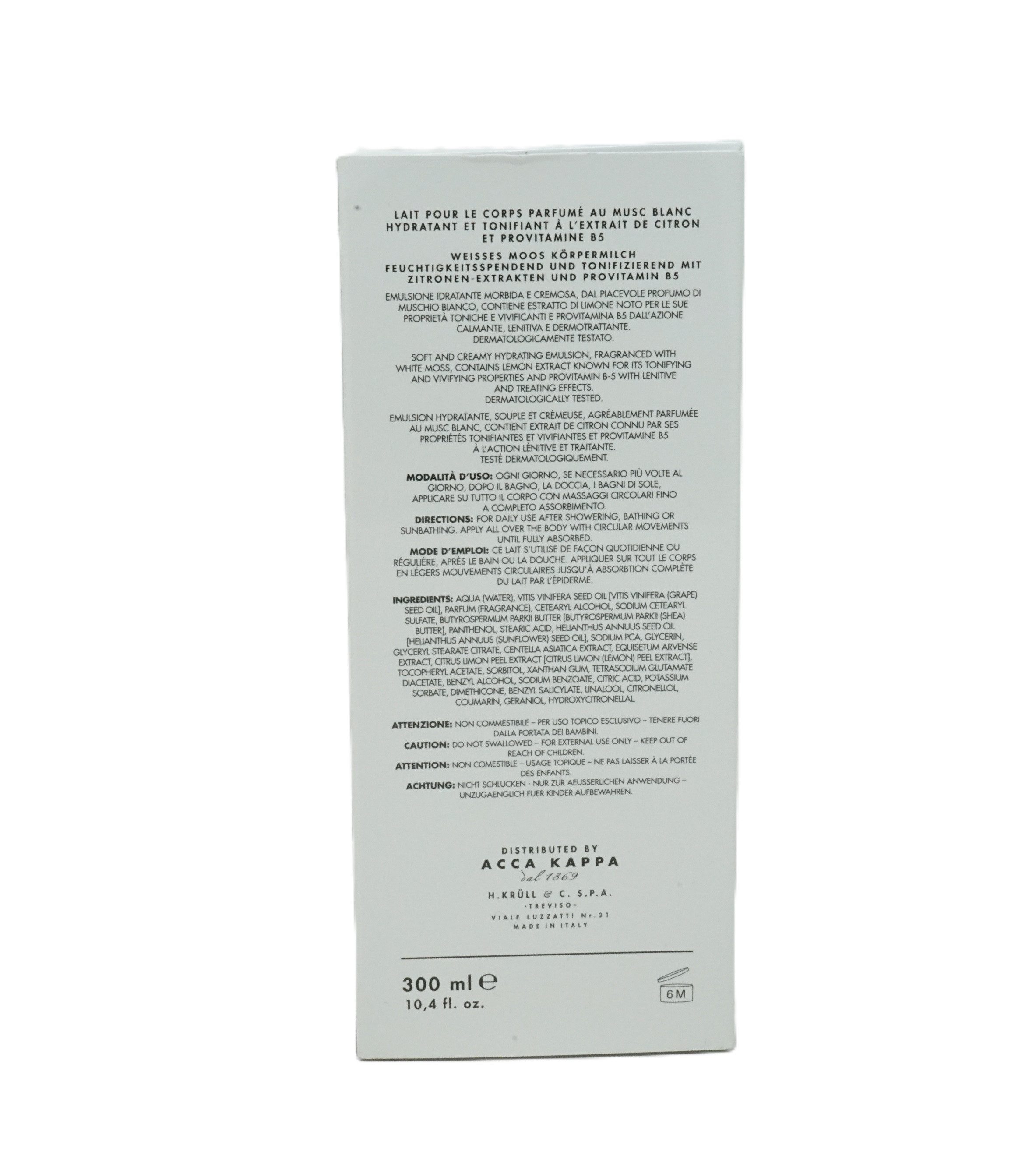 NOTE Bodylotion Acca Kappa Muschio Bianco White Moss Body Lotion 300 ml