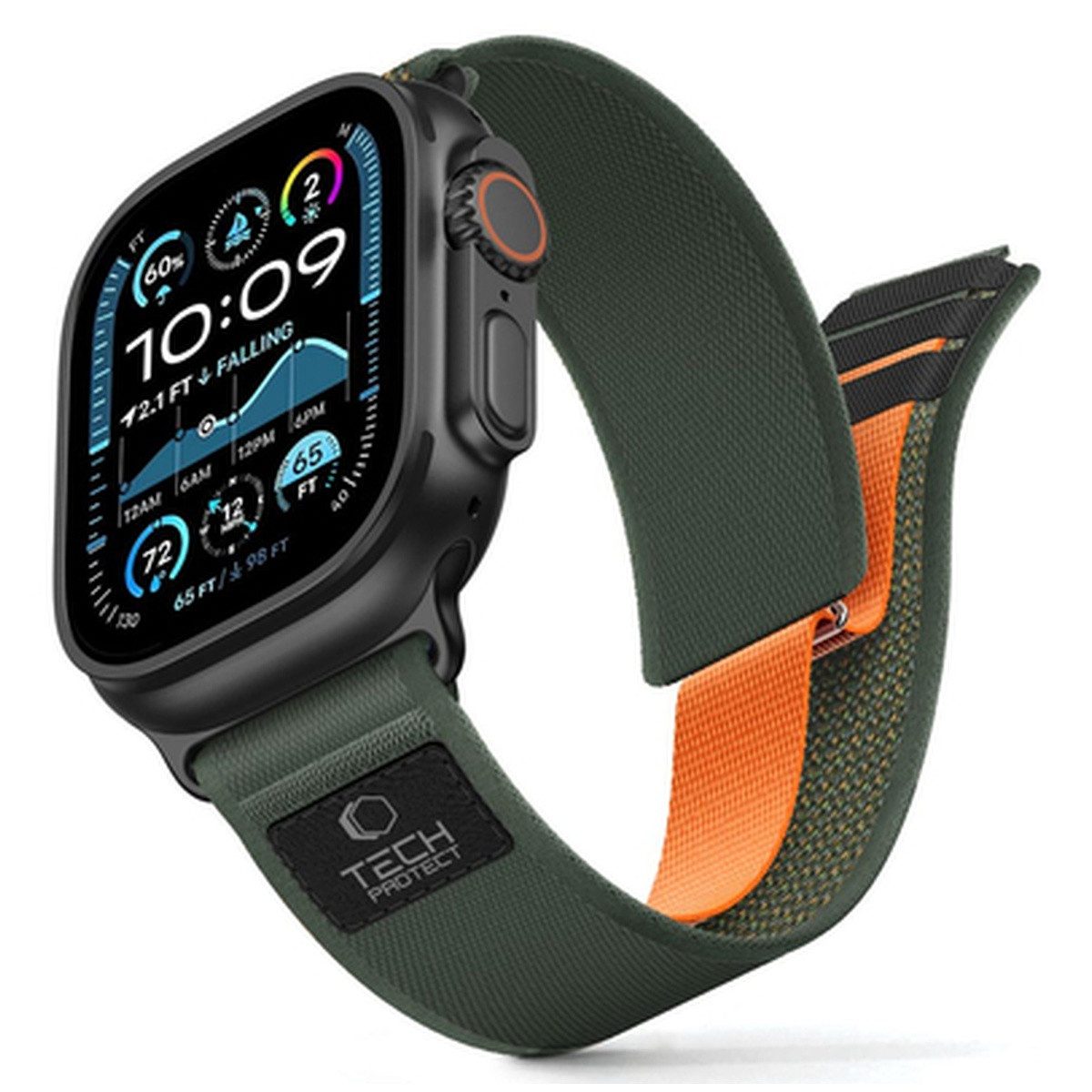 TECH PROTECT Smartwatch-Armband Tech-Protect Nylon Elite Armband für Apple Watch 4-10 SE Ultra 44-49mm