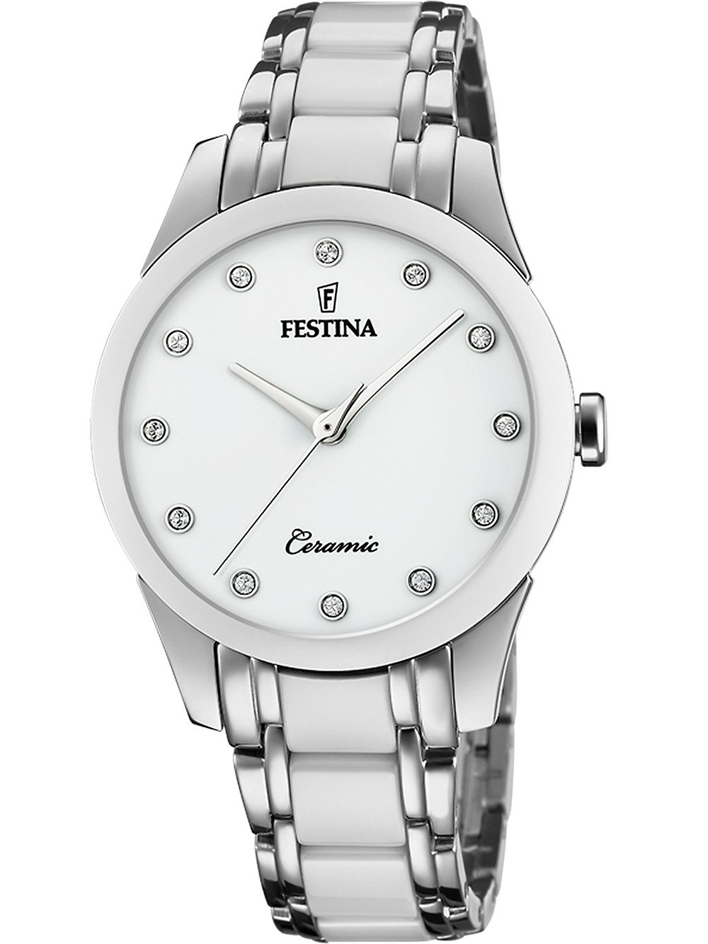Quarzuhr Festina F20499/1 Ceramic Damenuhr 35mm 5ATM Festina F20499/1 Ceramic Damenuhr 35mm 5ATM