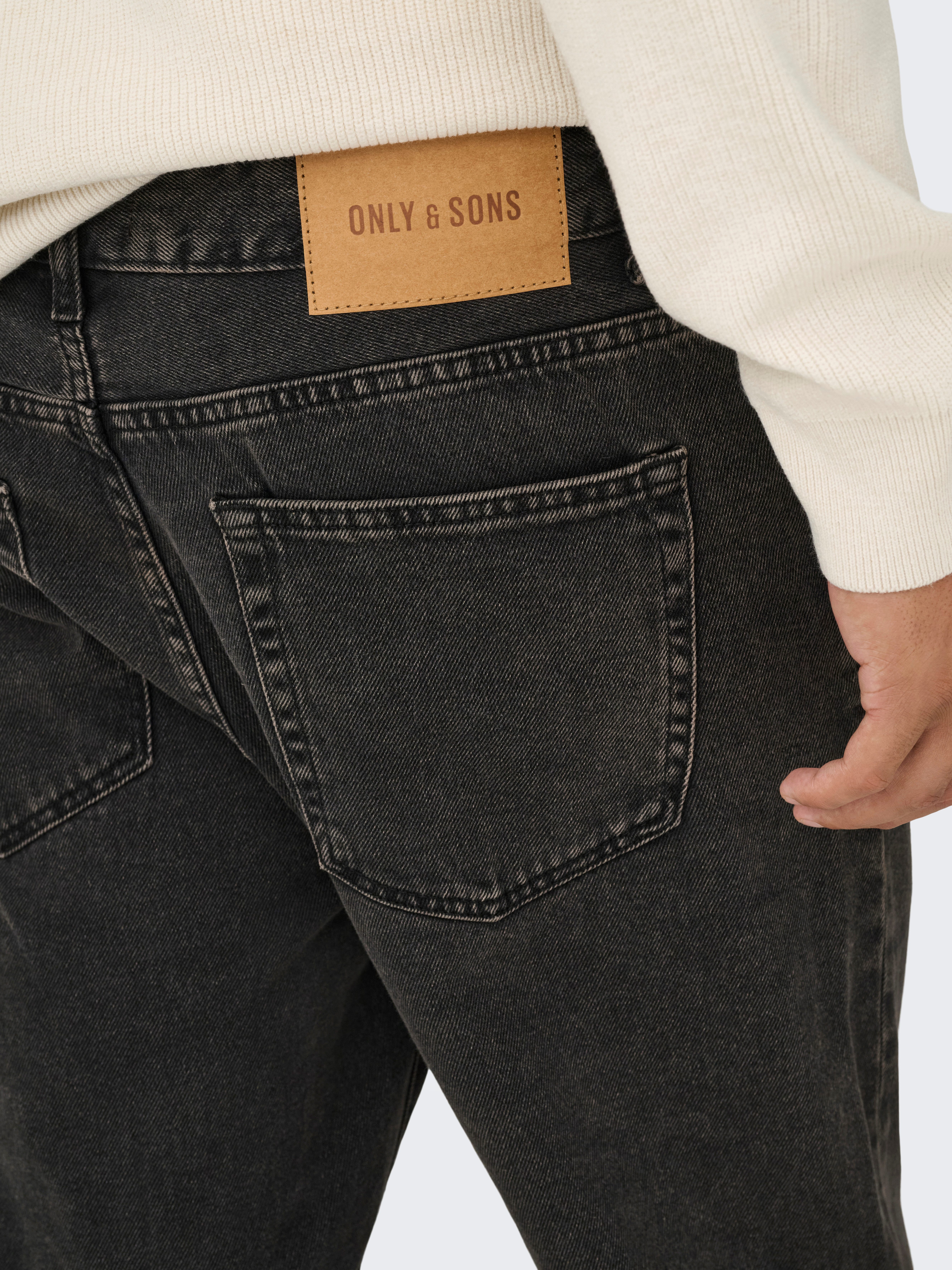 ONLY & SONS Regular-fit-Jeans ONSEDGE STRAIGHT BOX TAI DNM MU OTL