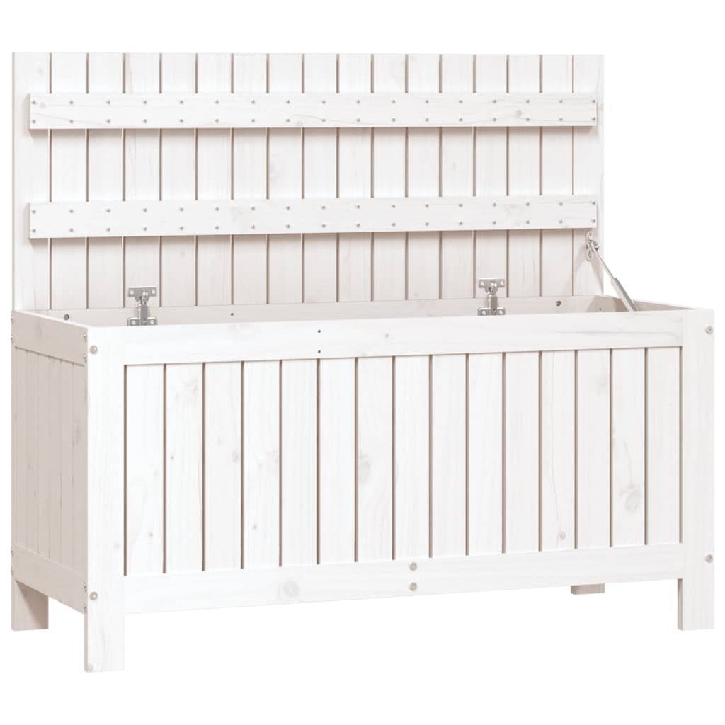 vidaXL Auflagenbox 108 x 425 x 54 cm Gartentruhe Kissenbox Kissentruhe Auflagenbox Weiß 1