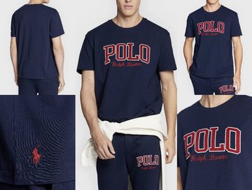 Ralph Lauren T-Shirt POLO RALPH LAUREN 90s Big Logo Retro Tee T-Shirt Shirt Classic Fit Pur