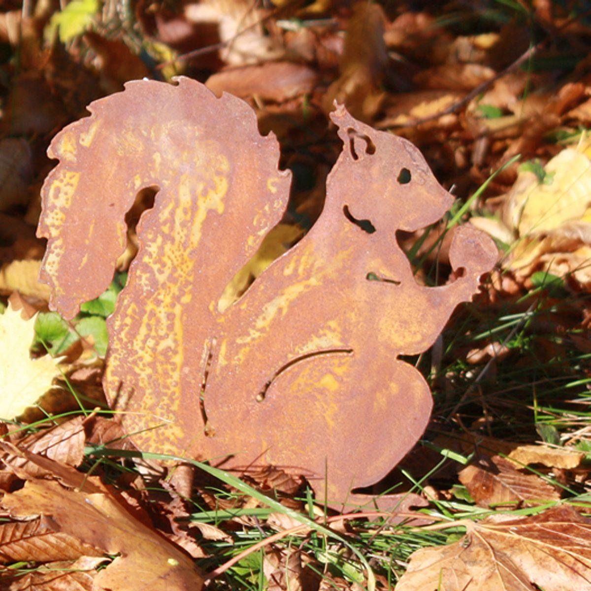 Rost-Eichhörnchen (Stück) Stecker, 440s 440s Gartenfigur