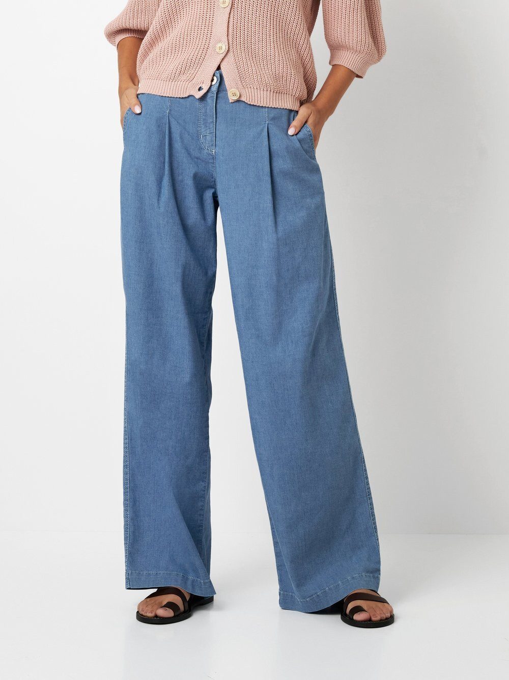 TONI Ankle-Jeans Luisa mit Bundfalten