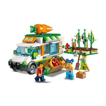 LEGO® Konstruktionsspielsteine LEGO 60345 City Farm Gemüse Lieferwagen - EOL 2022, (Set)
