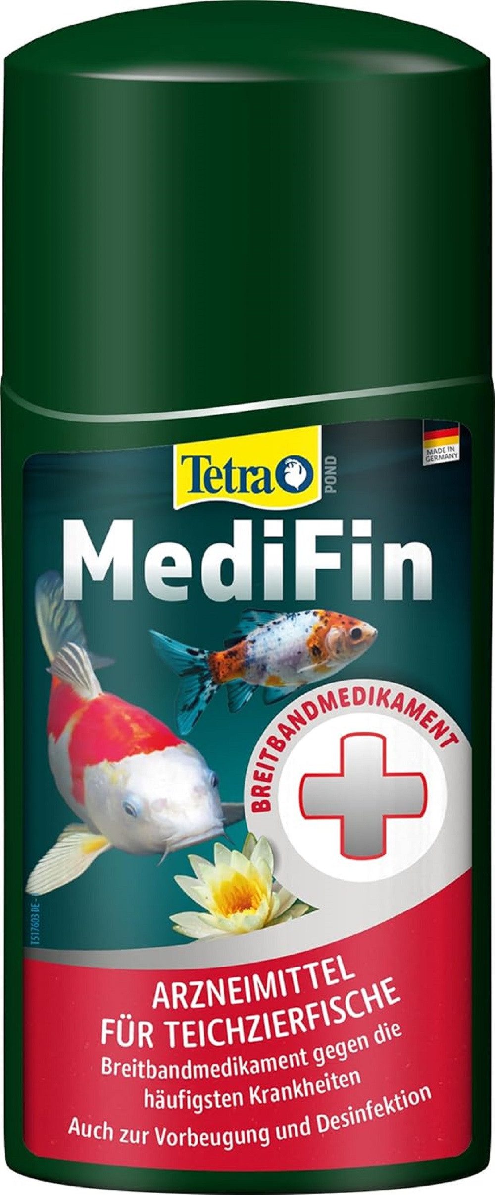 Tetra Teichpflege Tetra Pond MediFin Arzneimittel für alle Gartenteichfische 250 ml