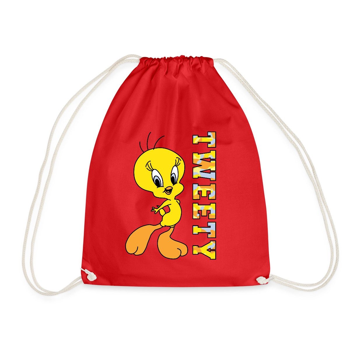 Turnbeutel Looney Tunes Tweety Camouflage Turnbeutel
