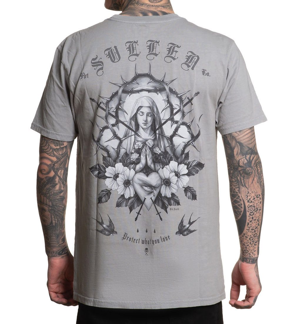 Sullen Clothing T-Shirt Grace Blaugrau günstig online kaufen