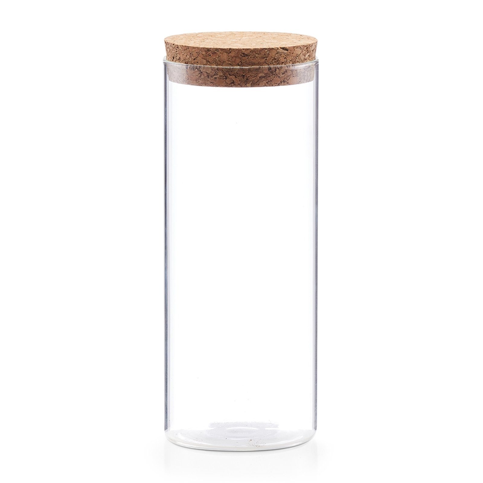 Zeller Present Vorratsglas Vorratsglas mit Korkdeckel 750 ml, Glas, Kork,  (1-tlg), Vorratsdose Lebensmittelaufbewahrung