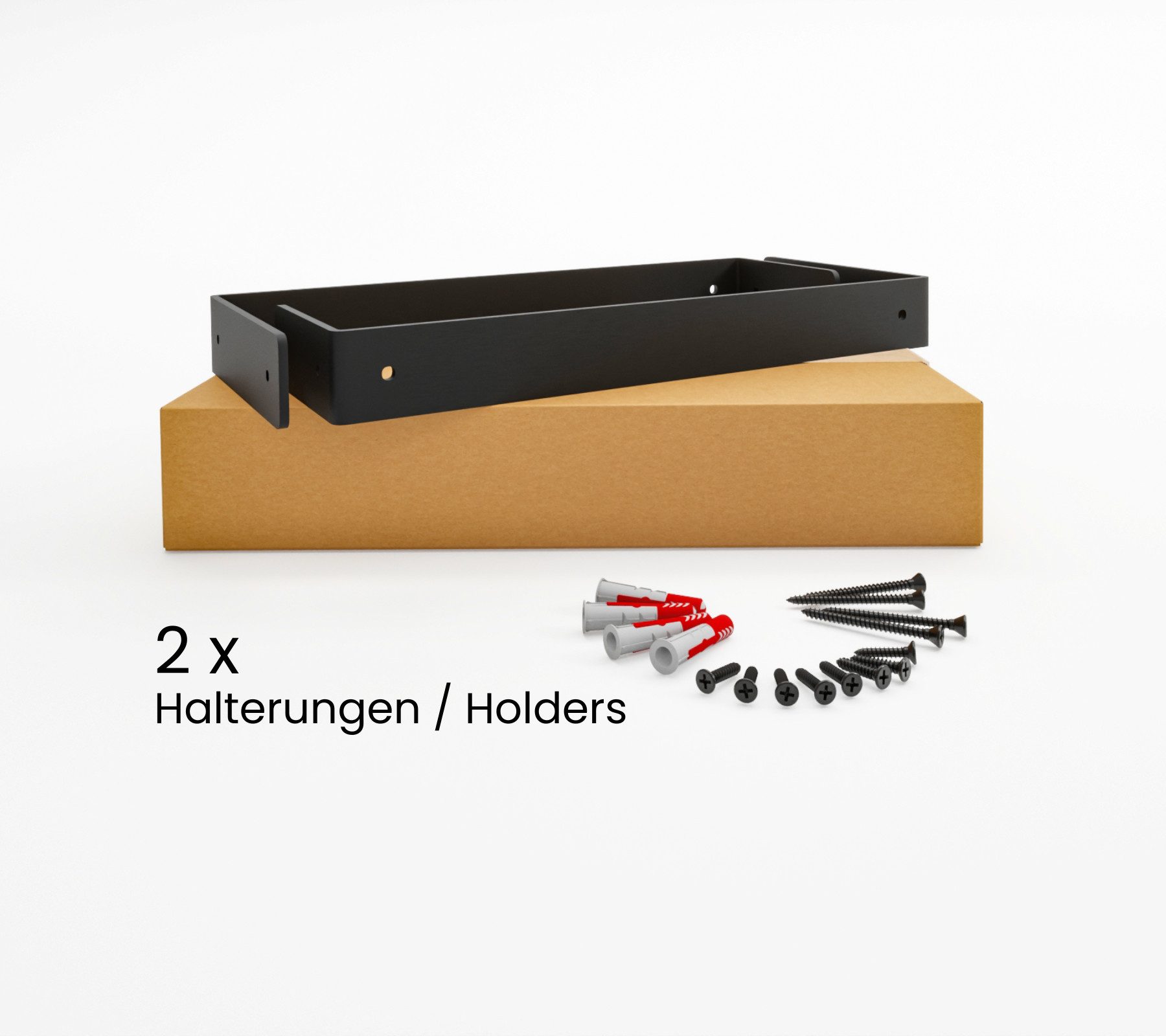 HEVVA Wandregalhalter 2x Doppelte Regalhalter - HARTENBERG - Regalwinkel, R günstig online kaufen