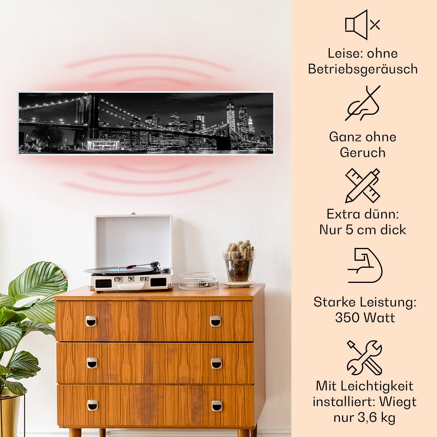 Klarstein Heizkörper Wonderwall Air Art Smart günstig online kaufen