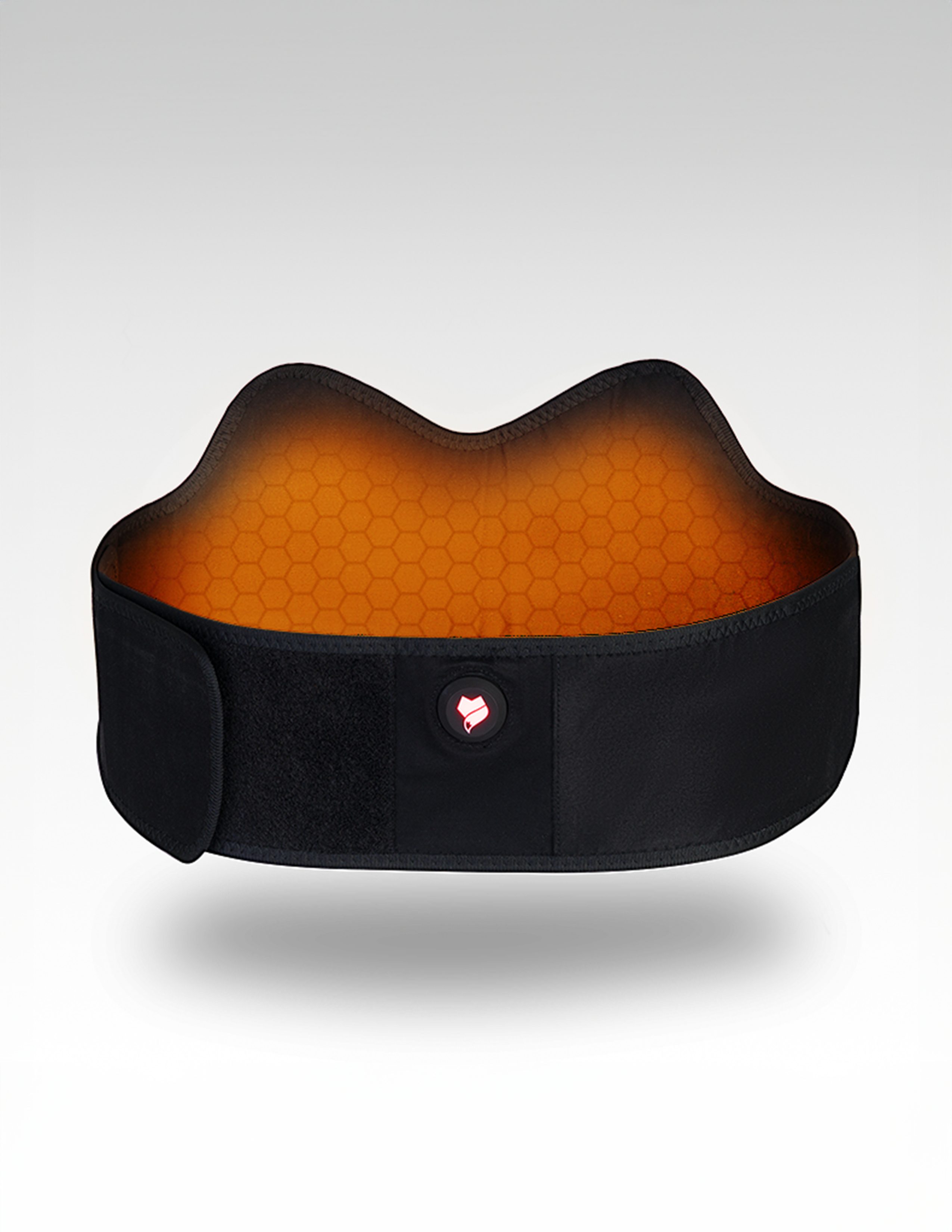 Vulpés Wärmegürtel HeatBelt Pro - intelligenter Heizgürtel für Rücken, Becken, Nieren, Organisches Bambusmaterial, Tiefenwärme, Smartphone Steuerung