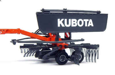 Universal Hobbies Spielzeug-Traktor Universal Hobbies Kubota Modelltraktor Kreiselschwader RA2071T UH 4287, (1-tlg)