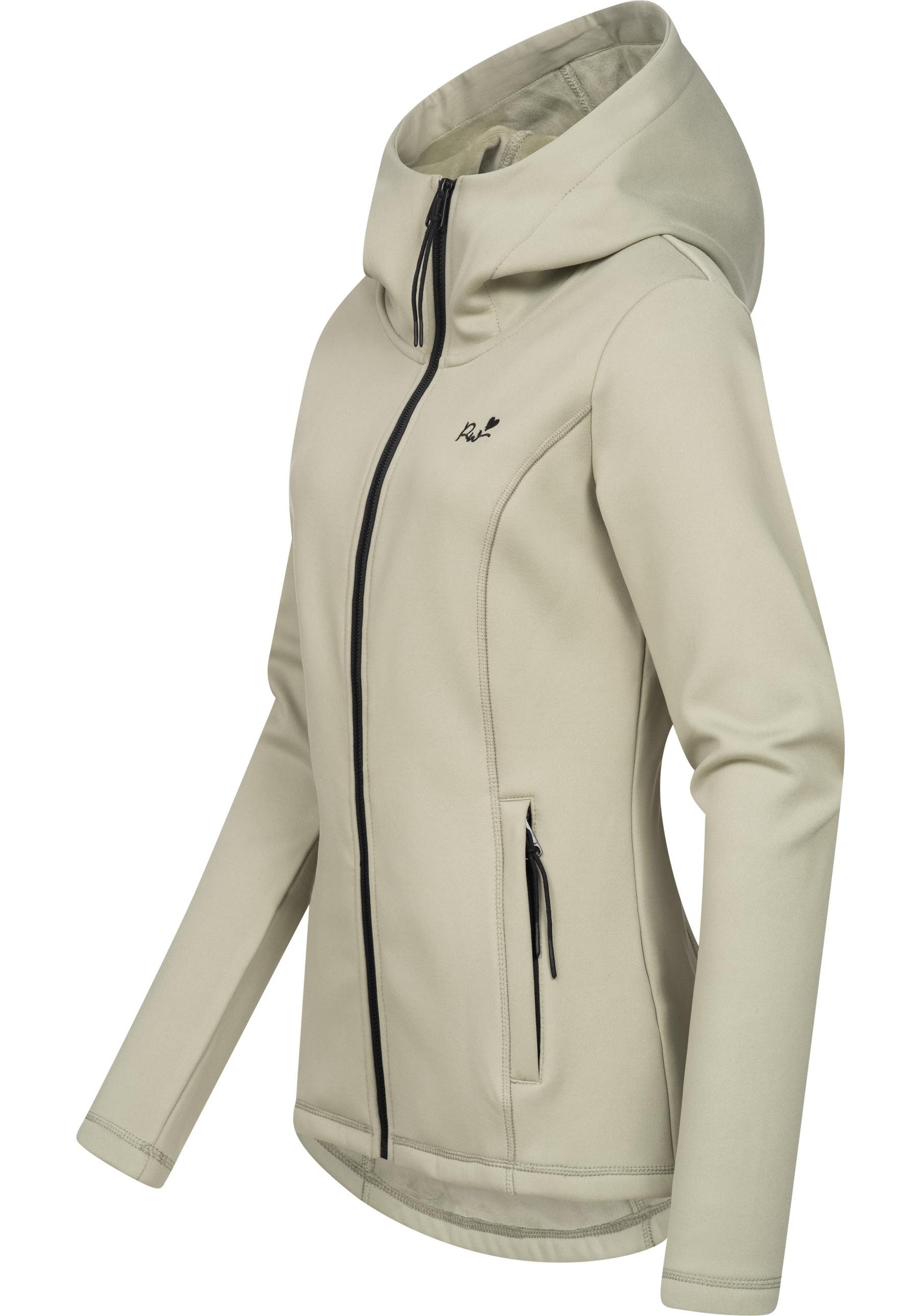 Ragwear Kapuzensweatjacke Lyshka Sportliche weiche und elastische Kapuzenjacke
