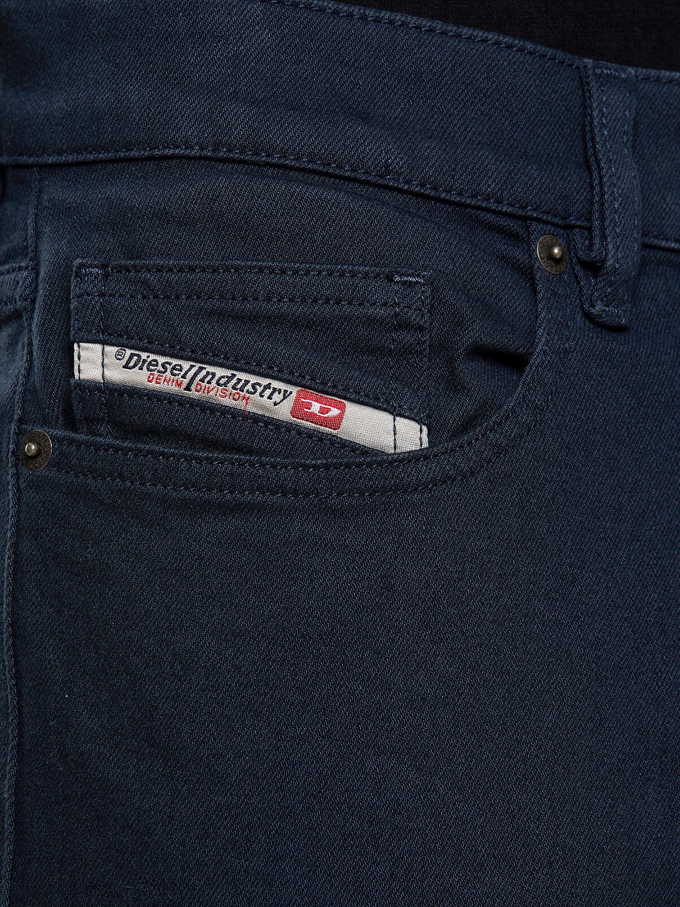 Diesel Slim-fit-Jeans Leicht & Weich - D-Luster 009HA Dunkelblau - Länge:32