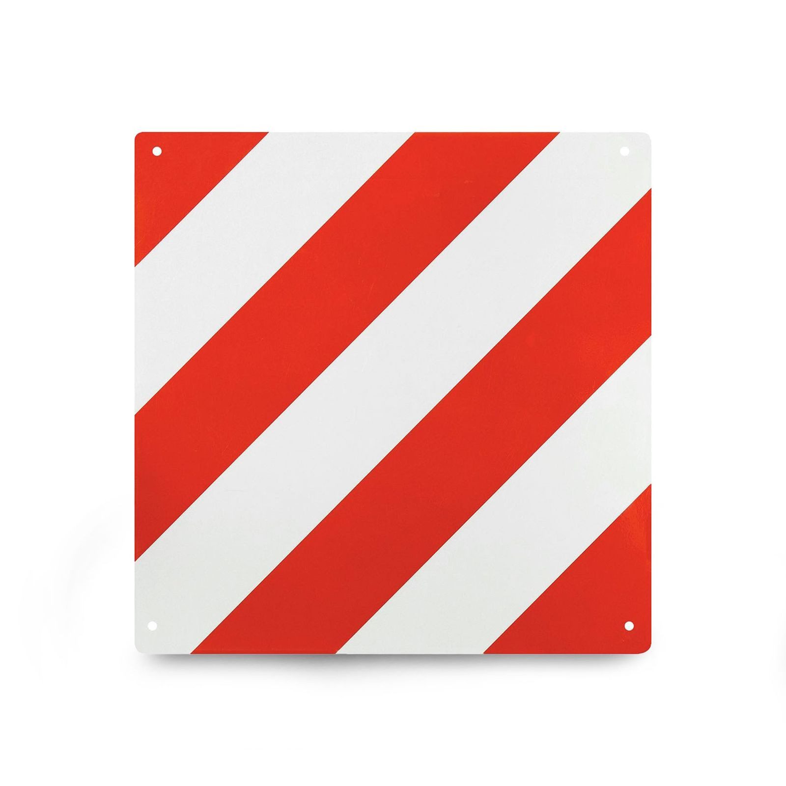 DEMA Warnschild Rot/Weiße Warntafel 50 x 50 cm