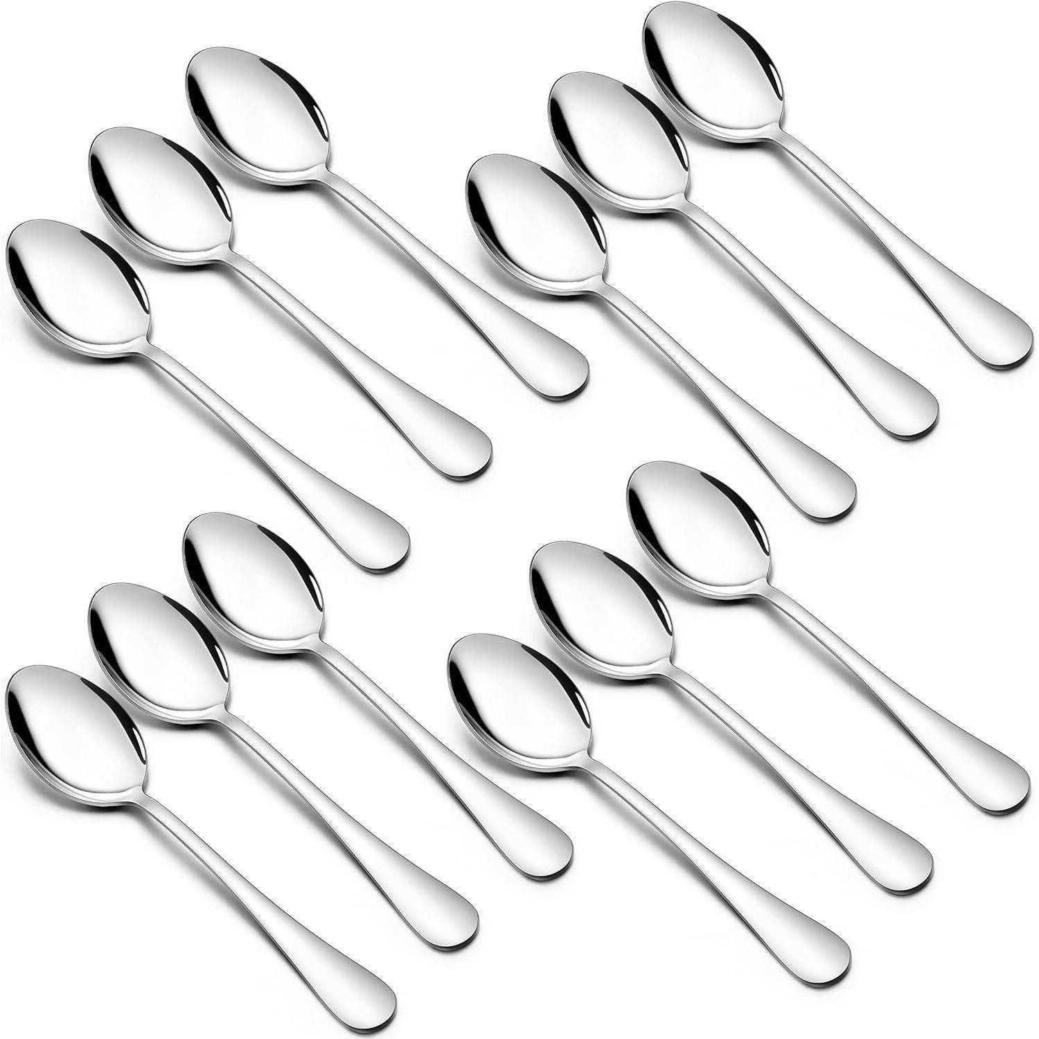 LuxusKollektion Kaffeelöffel Teelöffel 12er Set Edelstahl Kaffeelöffel Dessertlöffel