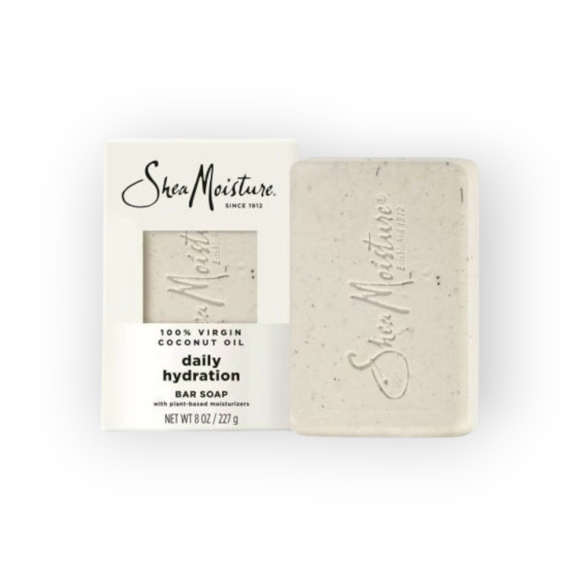 Shea Moisture Haarseife 100 Prozent Virgin Coconut Oil Daily Hydration 227g, Feste Körperseife für die tägliche Reinigung