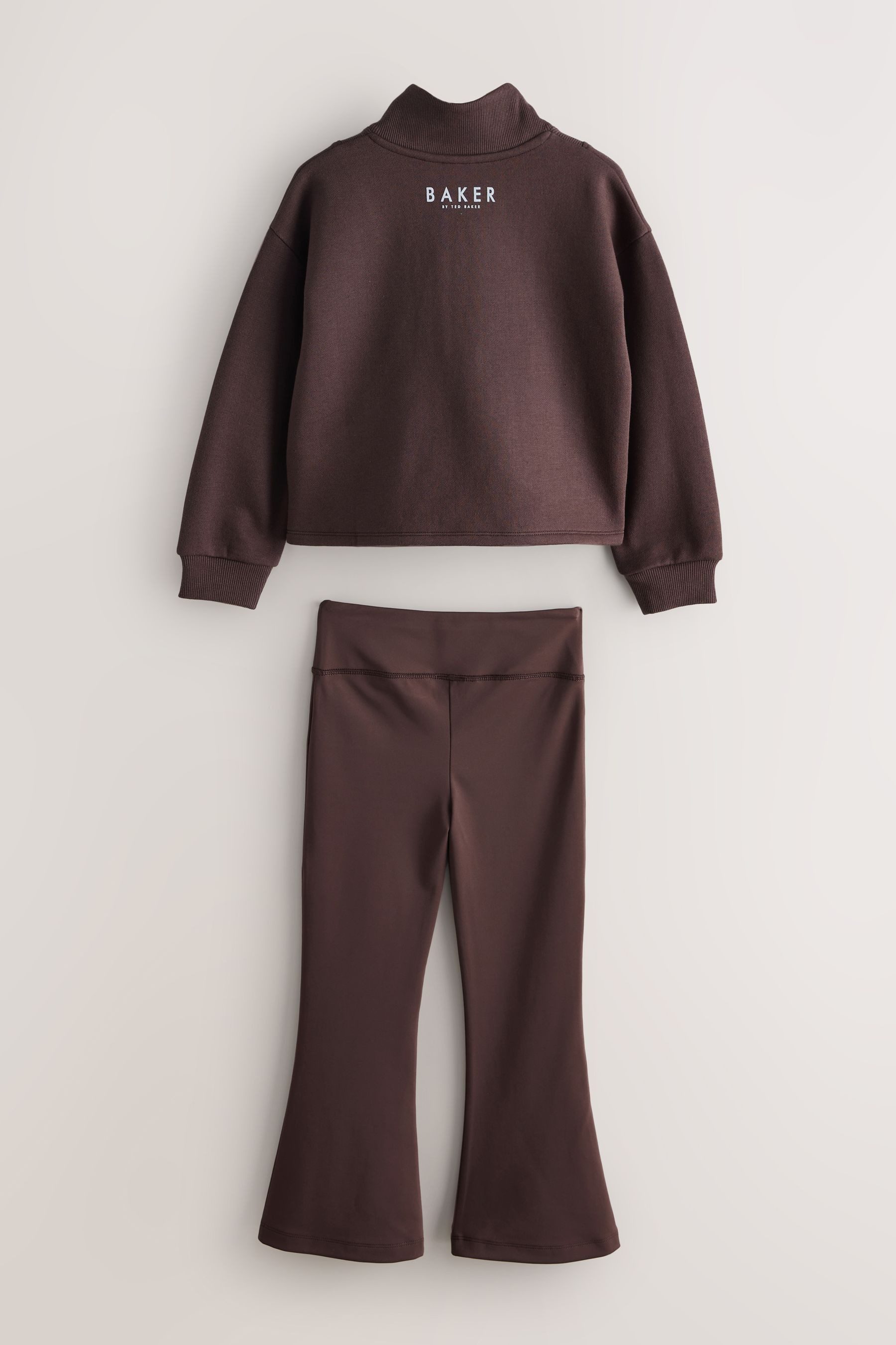 Baker by Ted Baker Top & Leggings Baker by Ted Baker Troyer-Sweatshirt + Schlaghose (2-tlg) – Bild 2 von 5