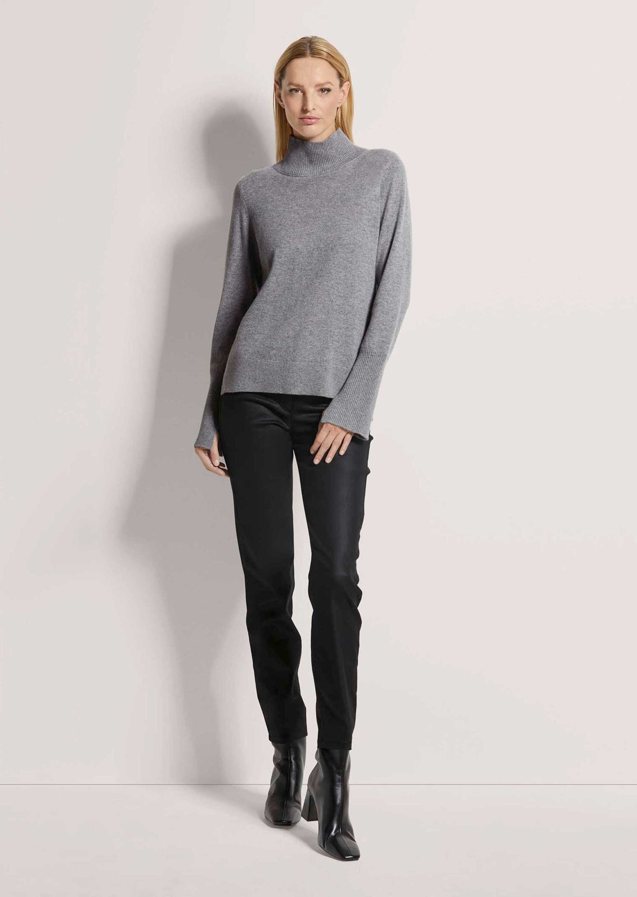 MADELEINE Strickpullover Stehkragen-Pullover günstig online kaufen