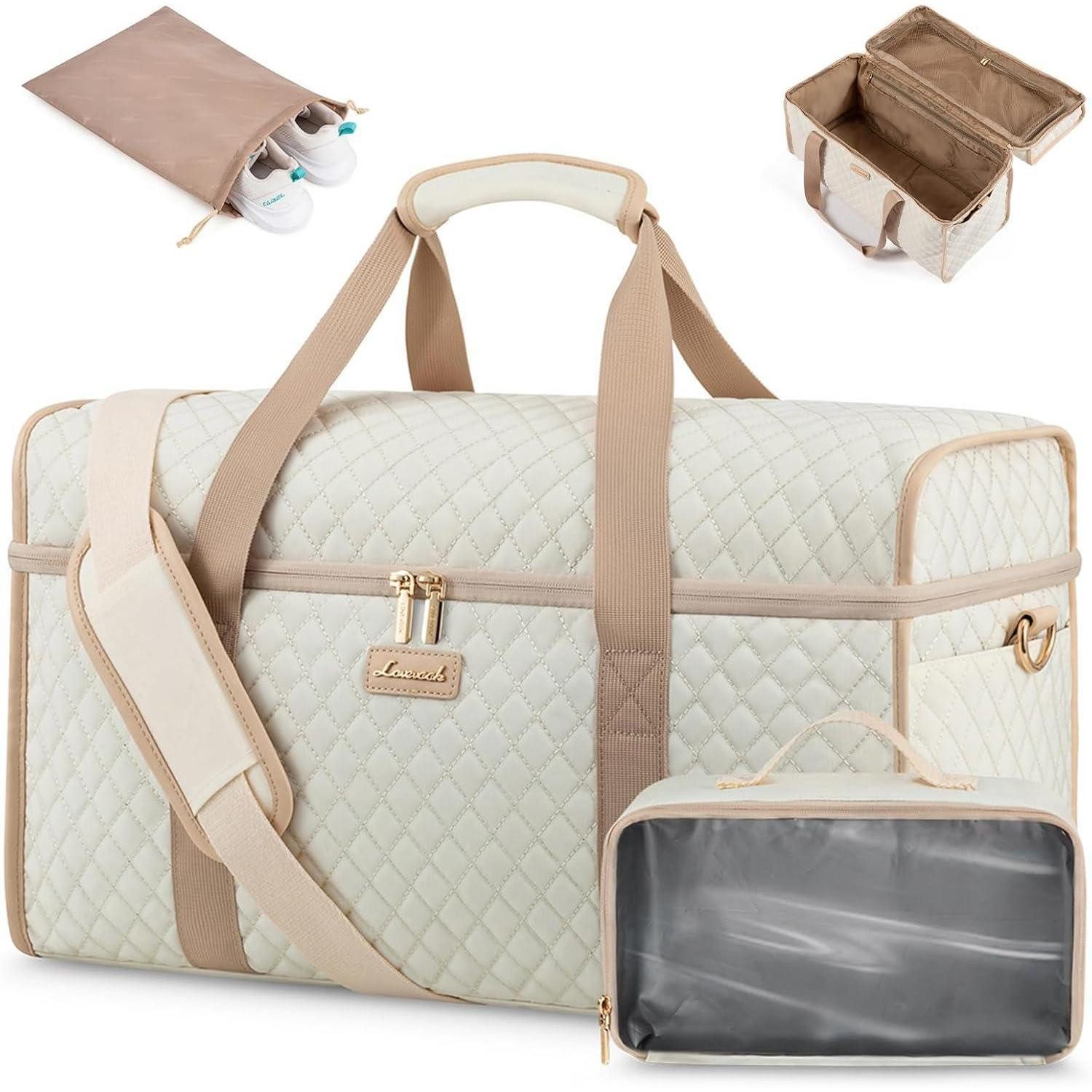 LuxusKollektion Weekender Reisetasche Weekender Damen Große Öffnung Wasserdicht Handgepäck