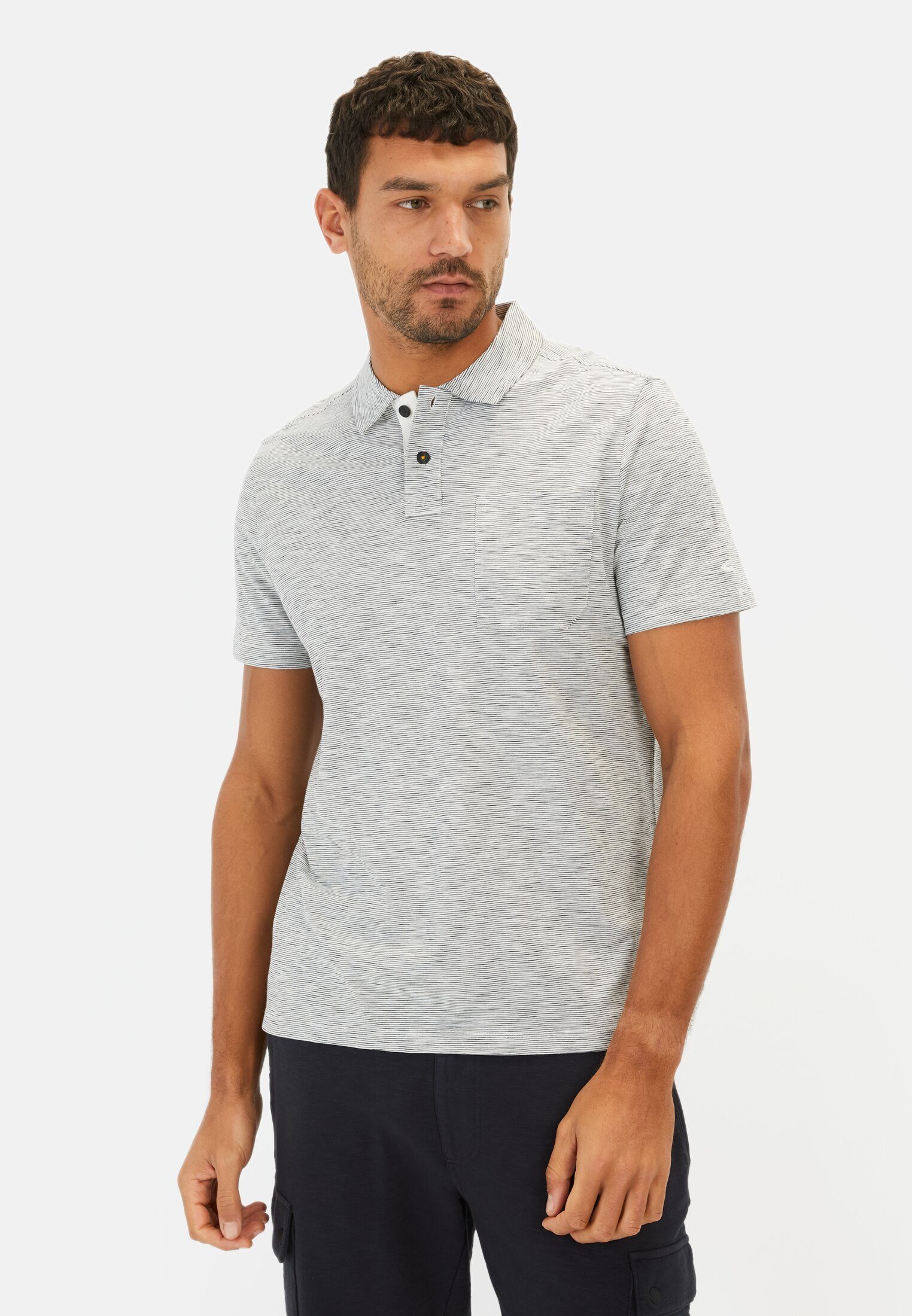 camel active Poloshirt mit Logo-Stickerei günstig online kaufen