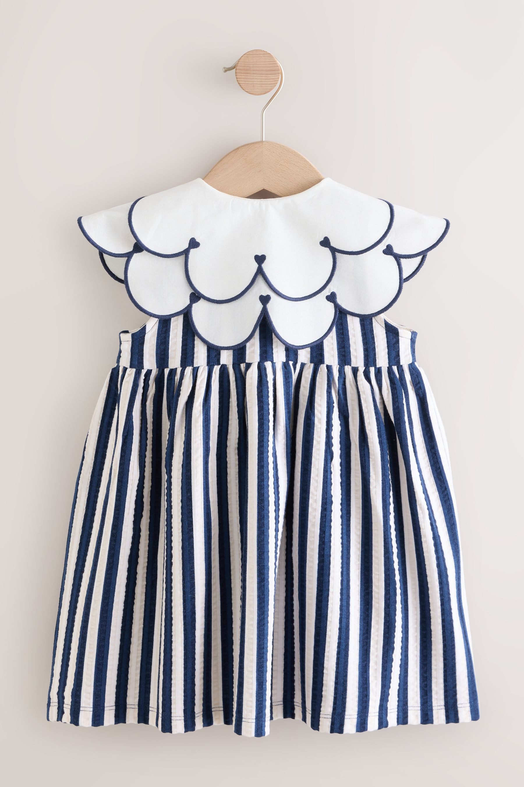 Next Sommerkleid Ärmelloses Sommerkleid mit Kragen günstig online kaufen