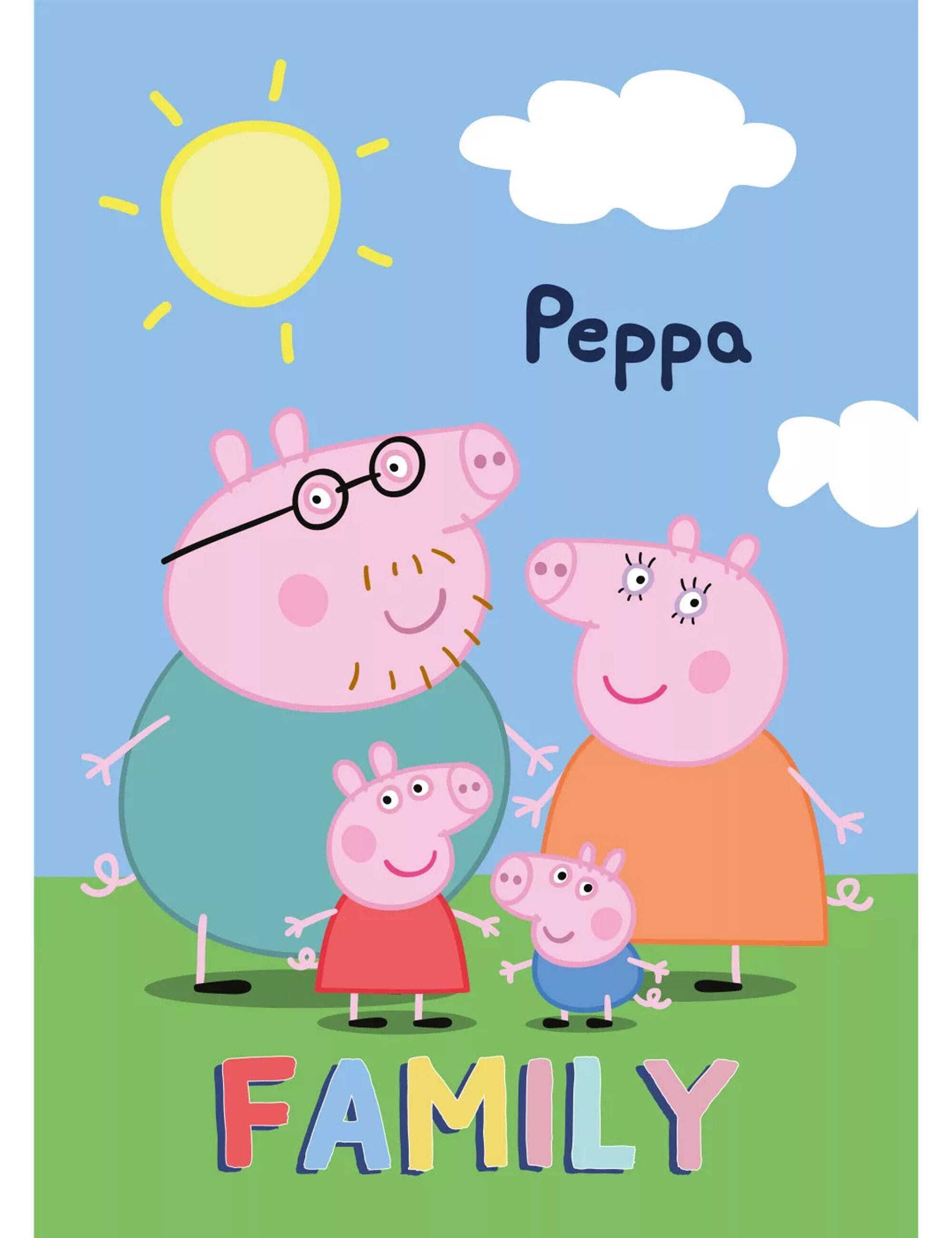 Babydecke Decke Peppa Wutz, Peppa Pig günstig online kaufen