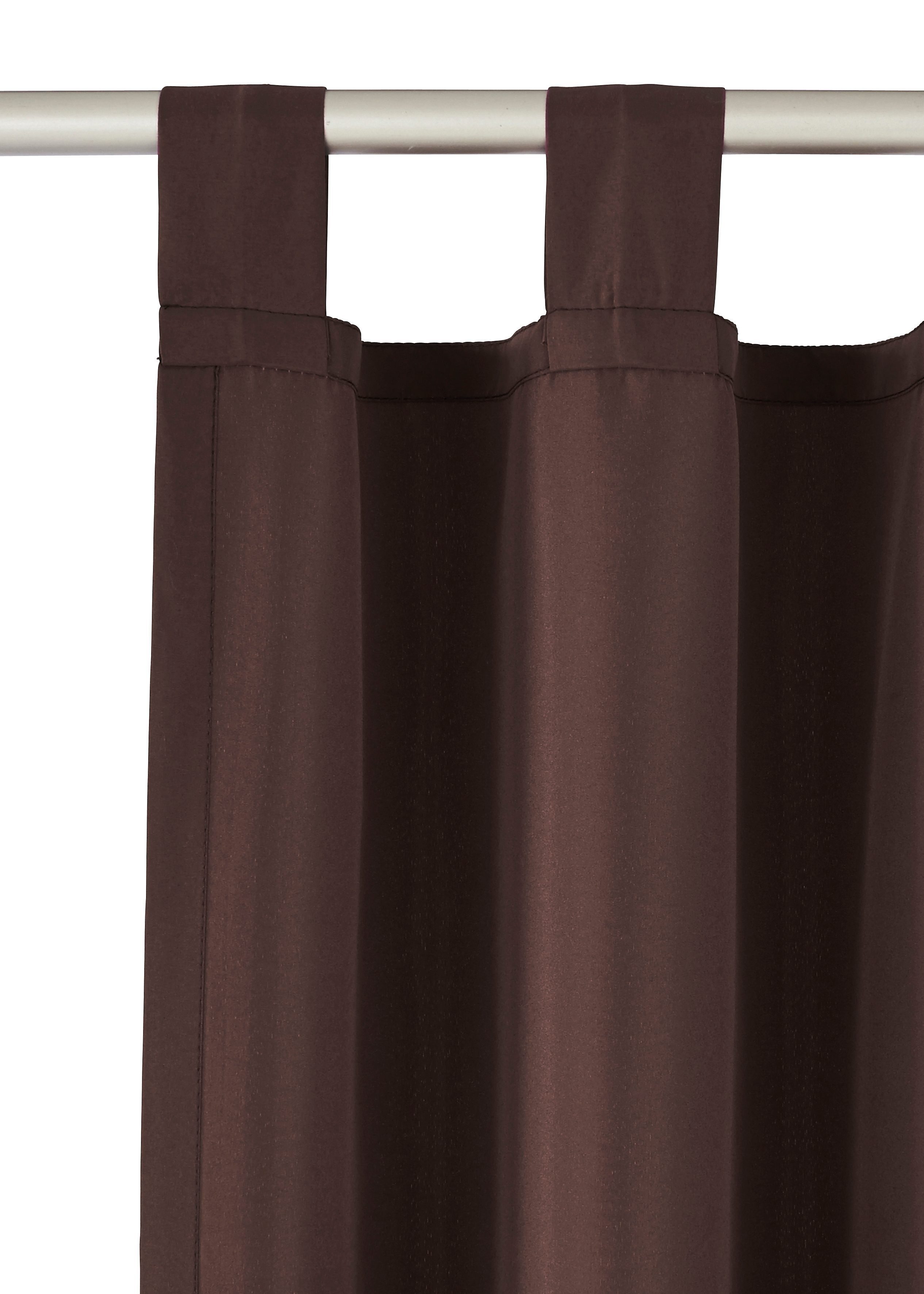 OTTO home Vorhang Raja mit Schlaufen, 2er Pack, blickdicht, Topseller (2 St), Schlaufen, blickdicht, Polyester, 2er-Set, Bestseller, einfarbig, modern, pflegele – Bild 4 von 5