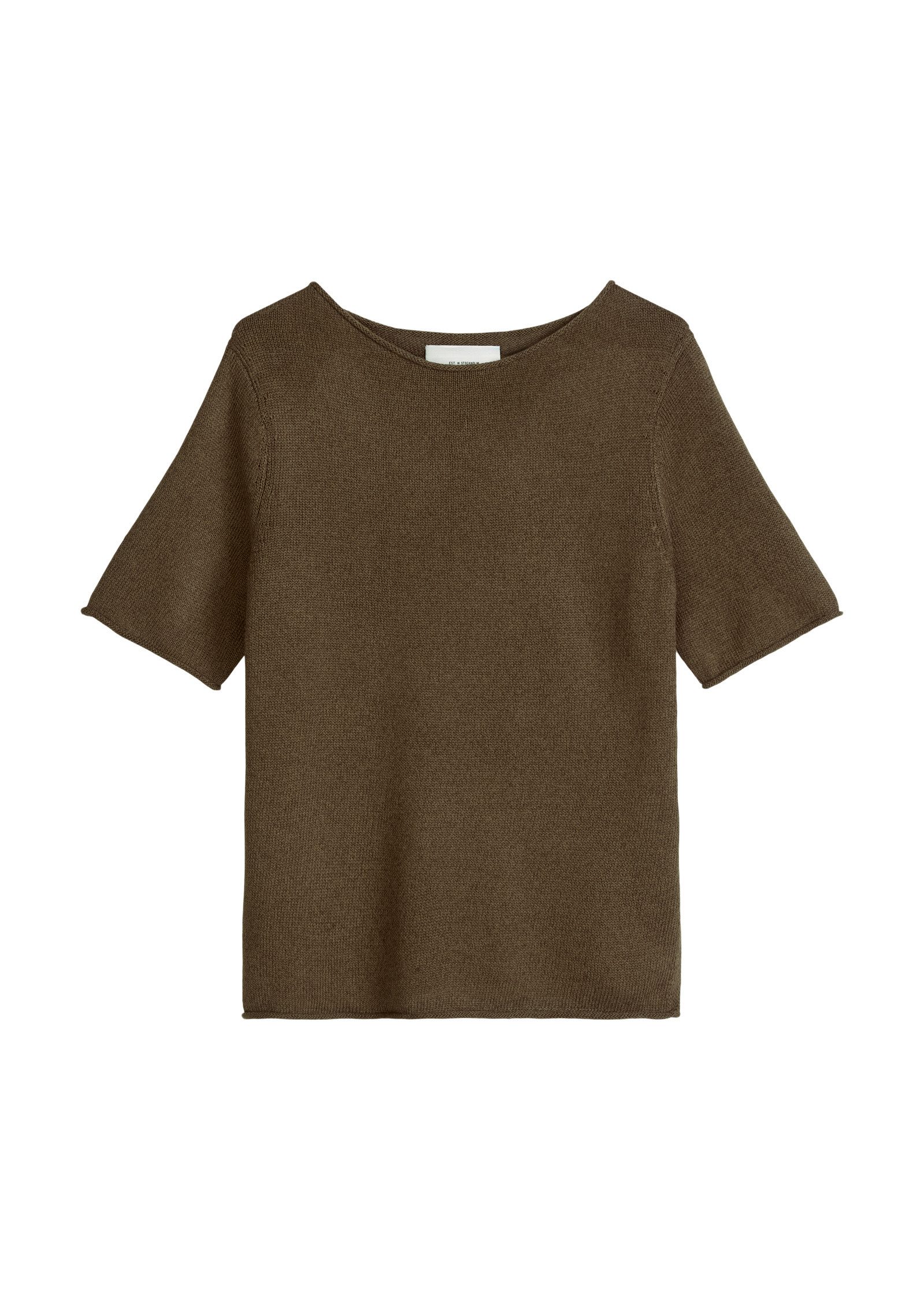 Strickpullover aus Organic Cotton-Leinen-Mix