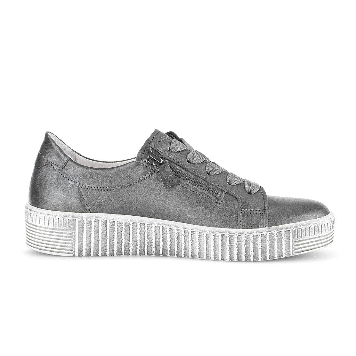 Gabor 3.334.69, Sneaker in Silber für Damen Sneaker