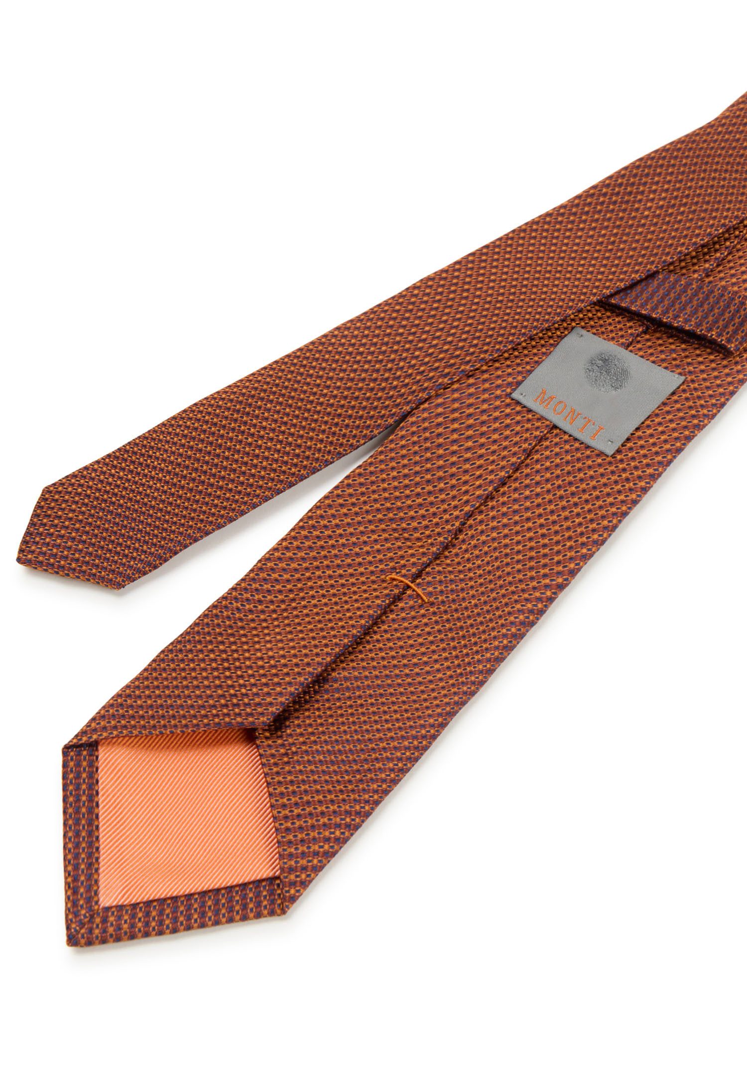 MONTI Krawatte aus reiner Seide, Minimal-Muster, günstig online kaufen