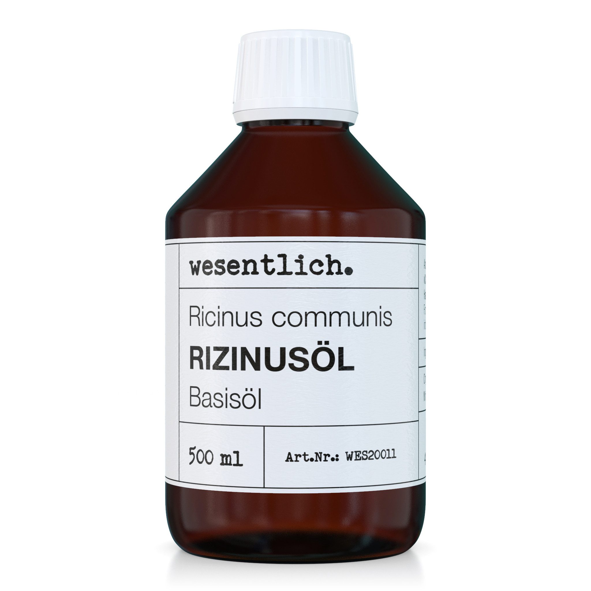wesentlich. Körperöl wesentlich. Rizinusöl raffiniert (500ml)