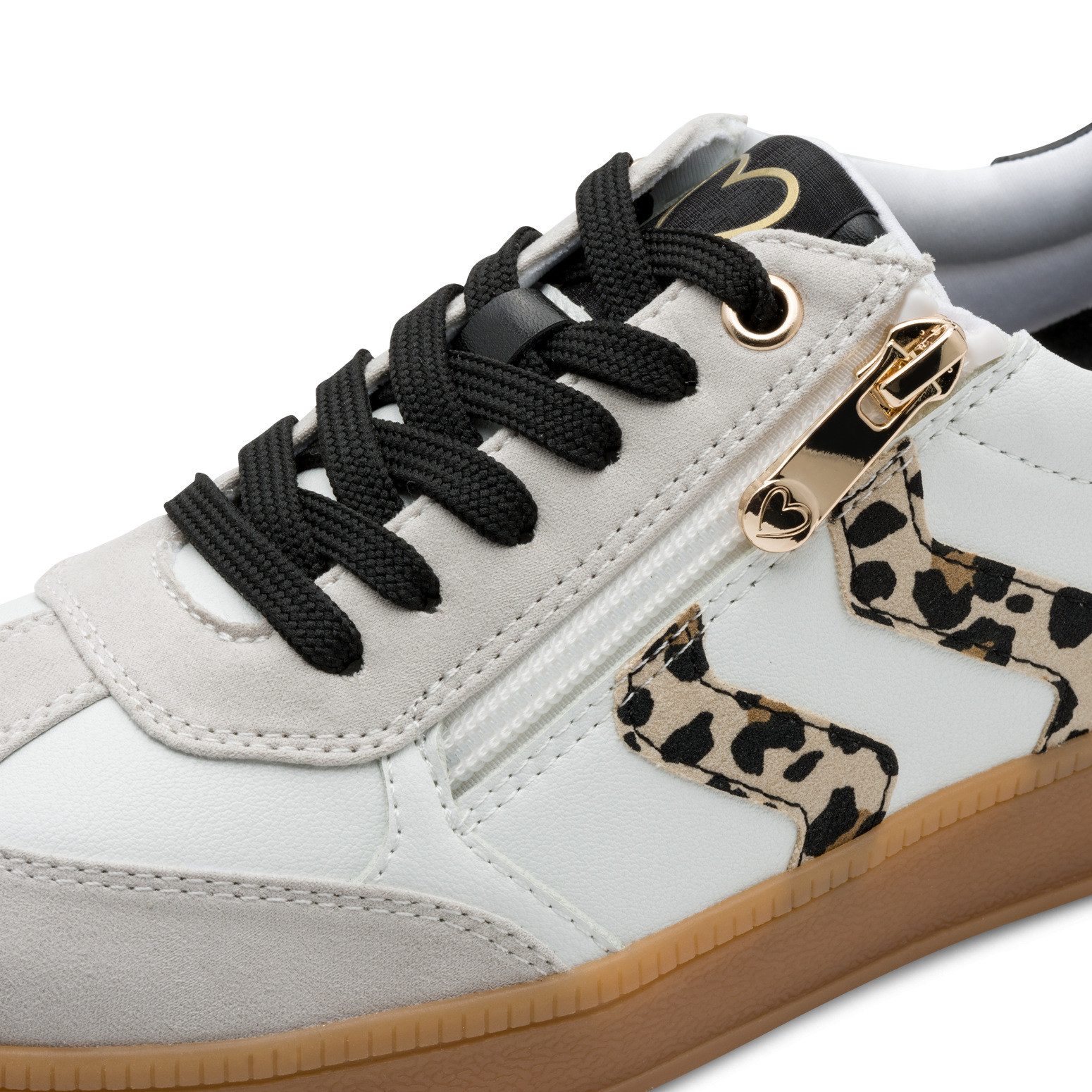 MARCO TOZZI Plateausneaker, Freizeitschuh, Halbschuh, Schnürschuh mit Kontr günstig online kaufen