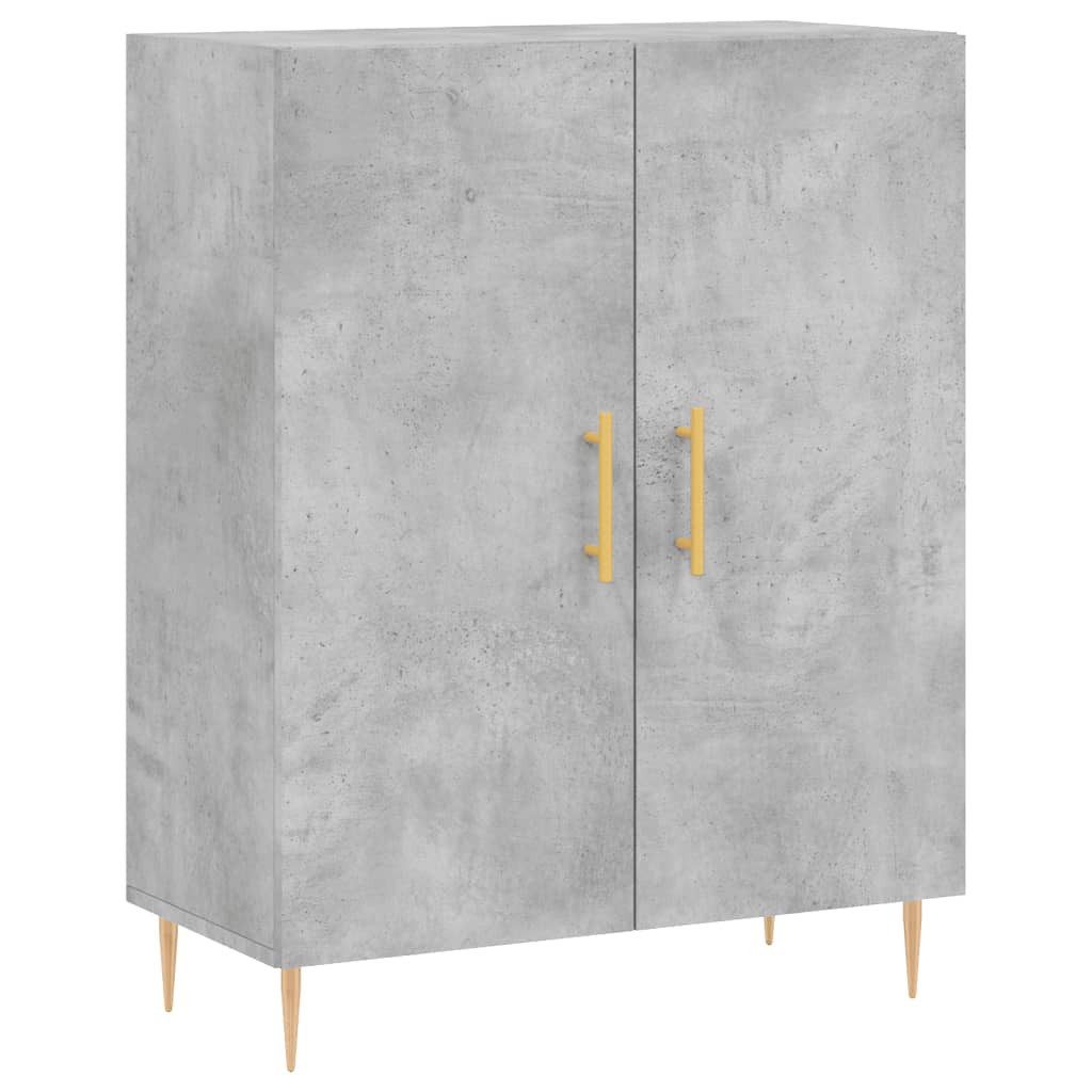 vidaXL Sideboard Sideboard Betongrau 69,5x34x90 cm günstig online kaufen