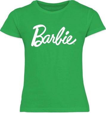 Shirtracer T-Shirt Barbie Logo weiß Barbie Mädchen