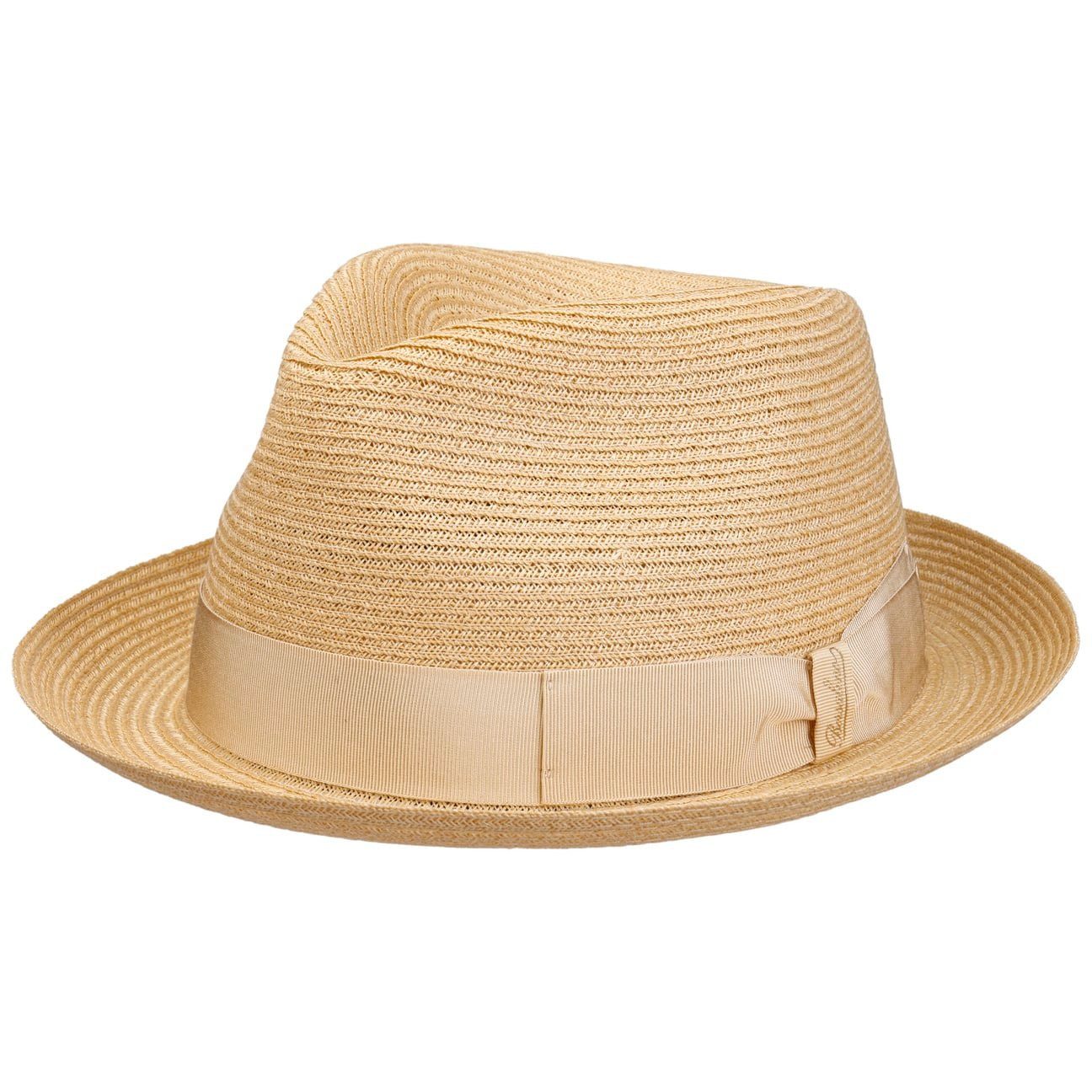 Borsalino Sonnenhut (1-St) Strohhut mit Ripsband, Made in Italy