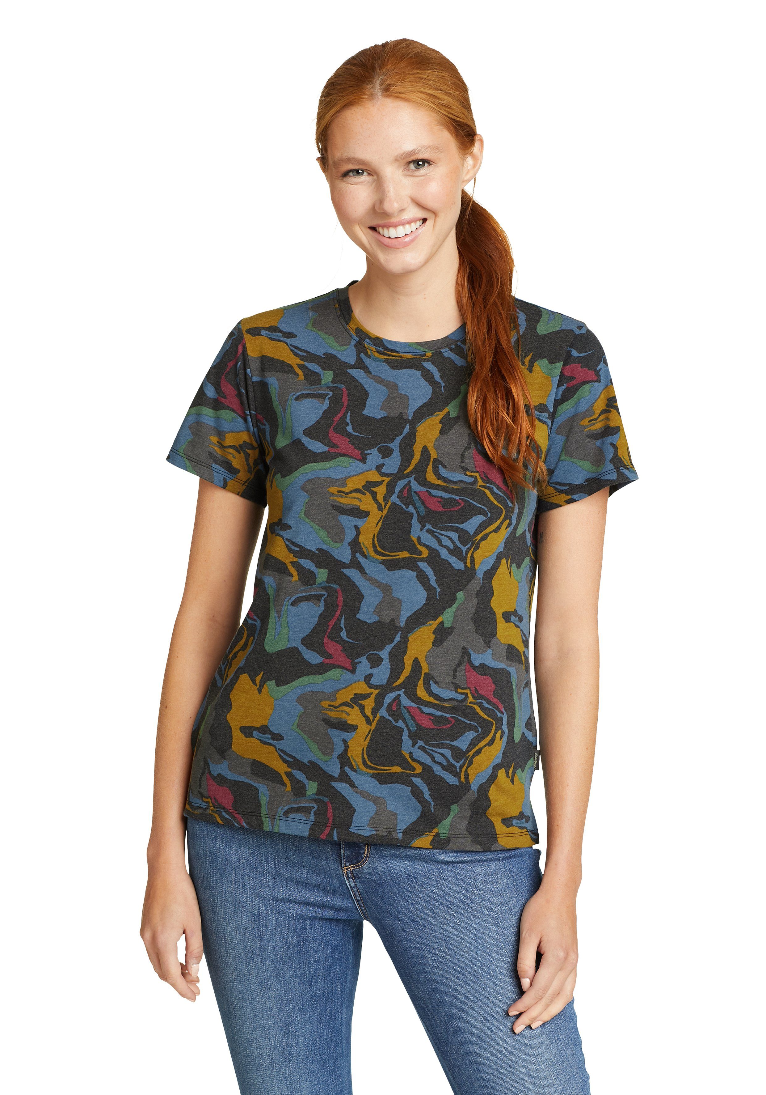 Eddie Bauer T-Shirt Myriad - bedruckt Karbon